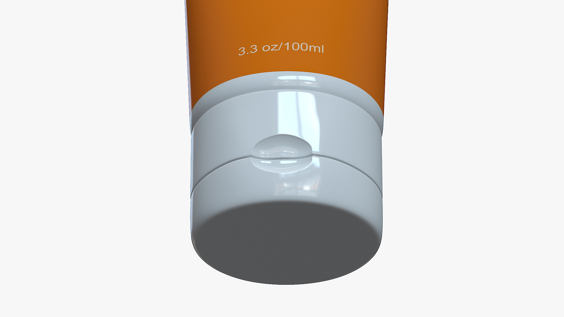 3D Sunscreen Tube Natural Mineral Formula model