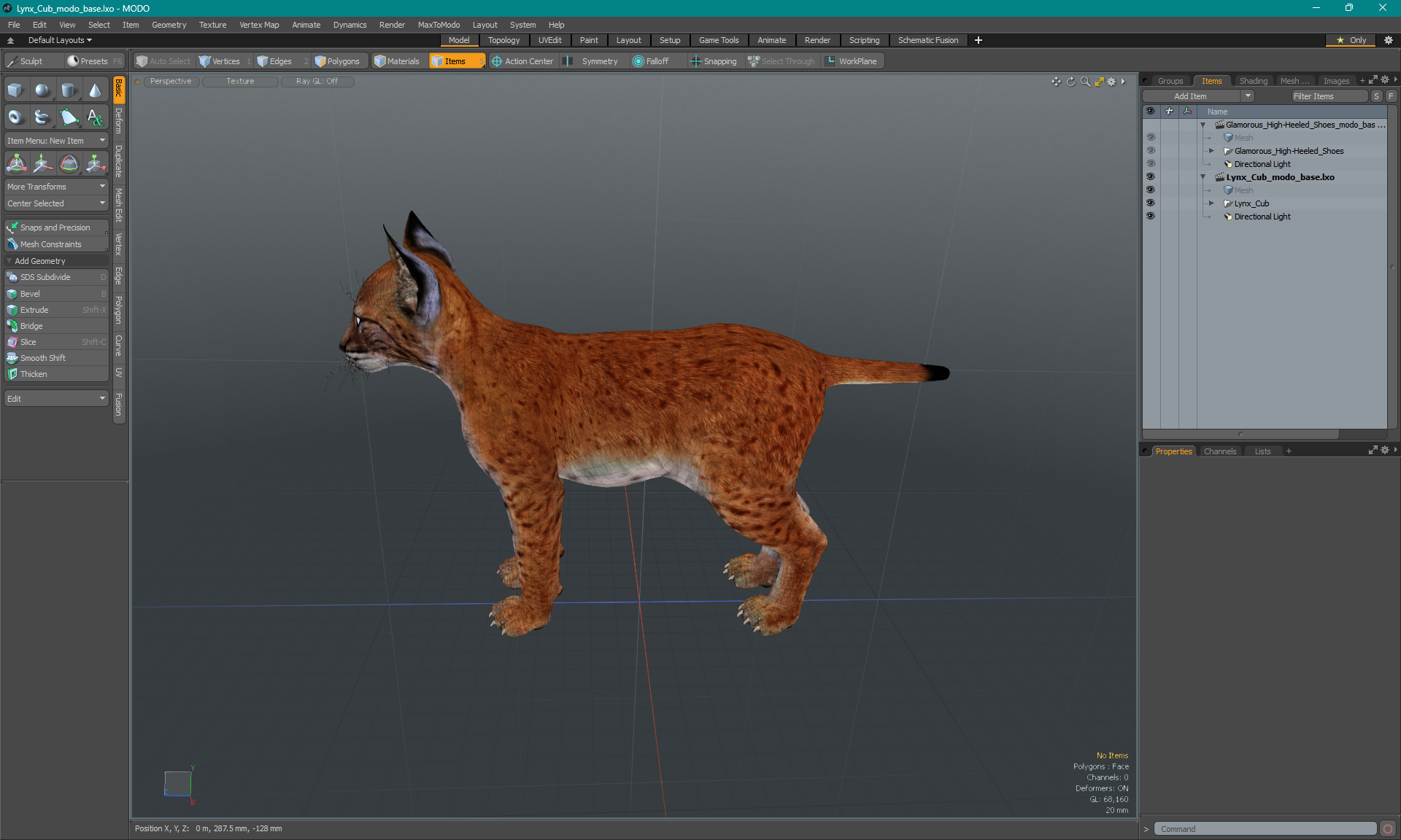 3D model Lynx Cub