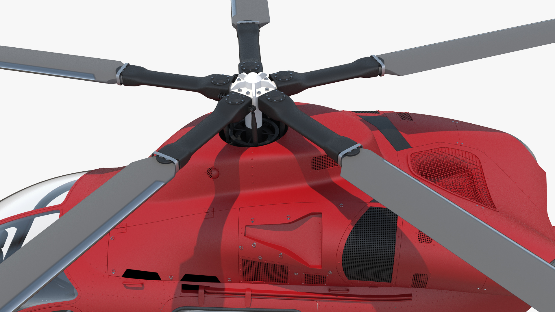 Light Twin Utility Helicopter 3D model