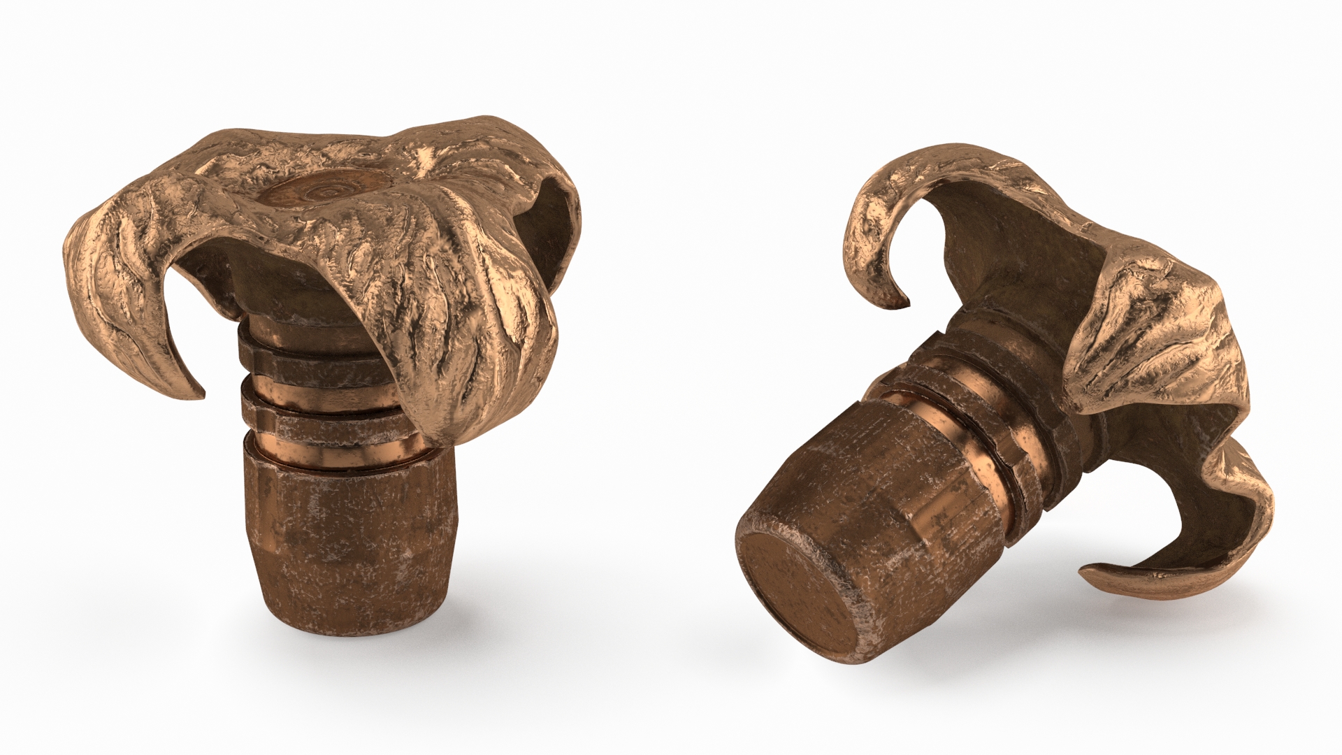 3D Copper Impact Ammo model