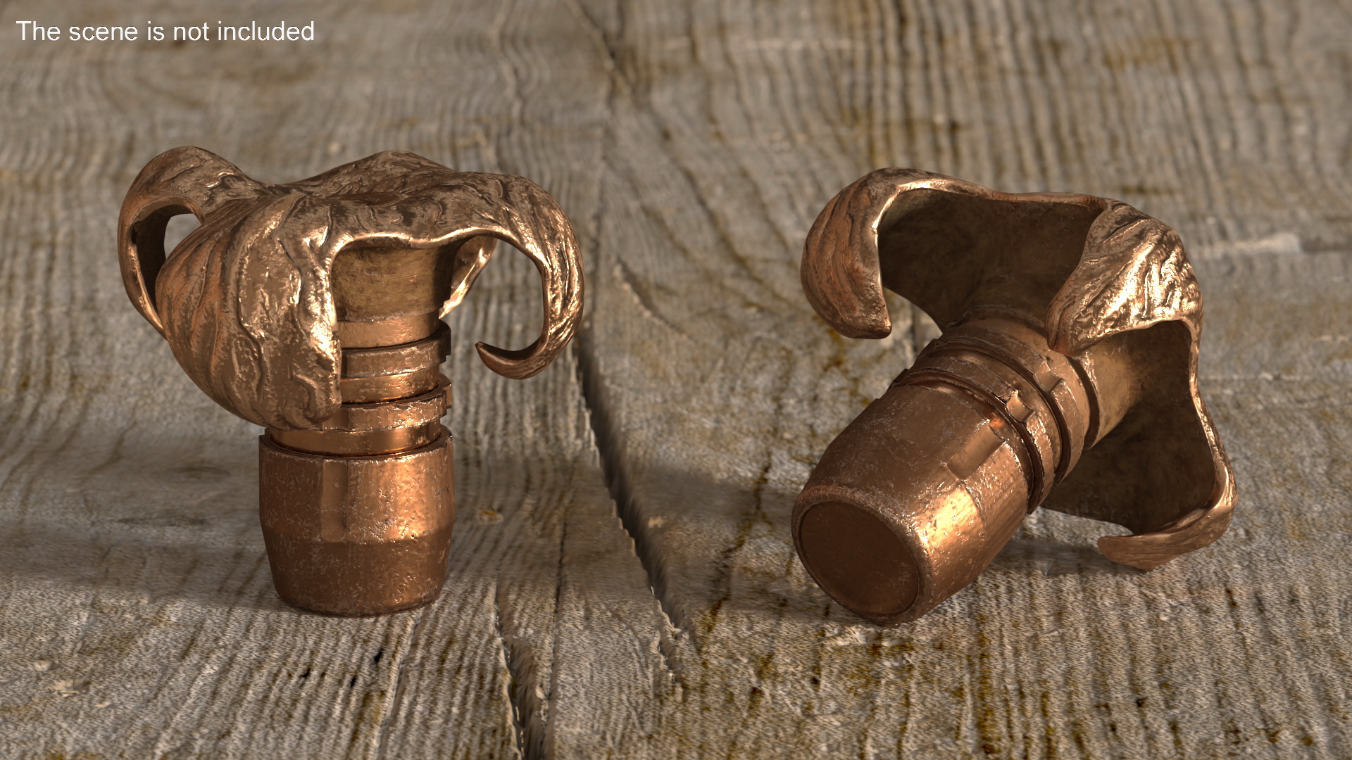 3D Copper Impact Ammo model