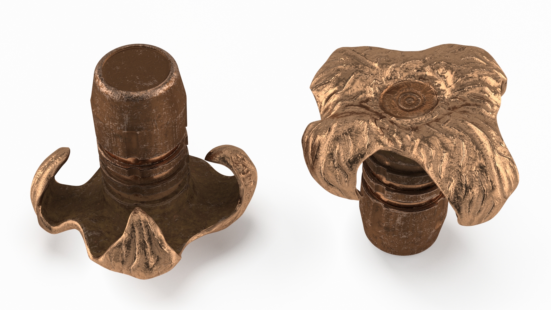 3D Copper Impact Ammo model