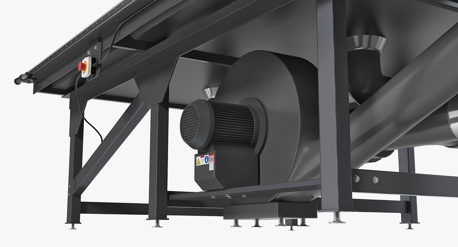 Table Cutting System Rigged 3D