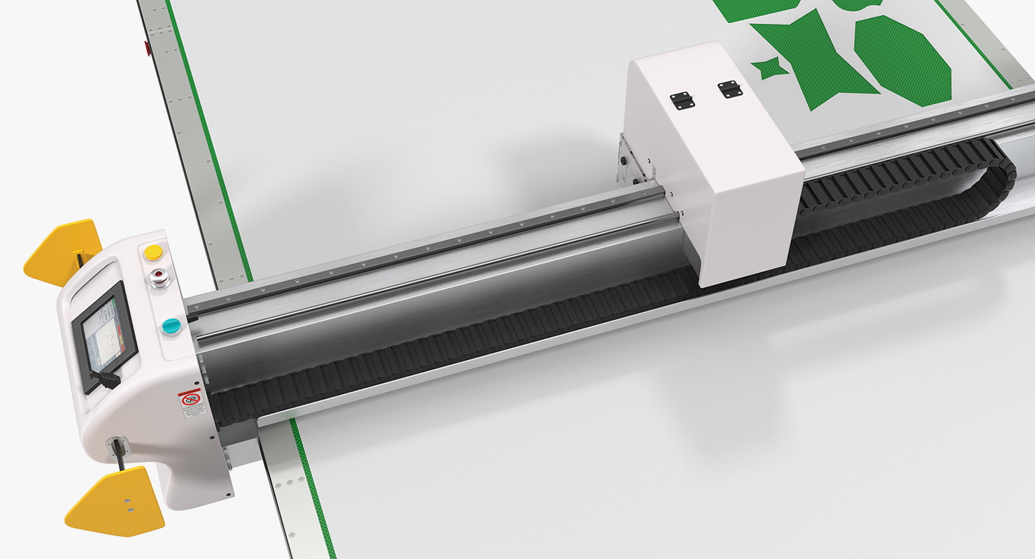 Table Cutting System Rigged 3D