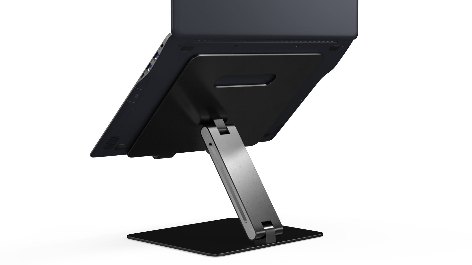 3D Laptop on Adjustable Holder Stand model