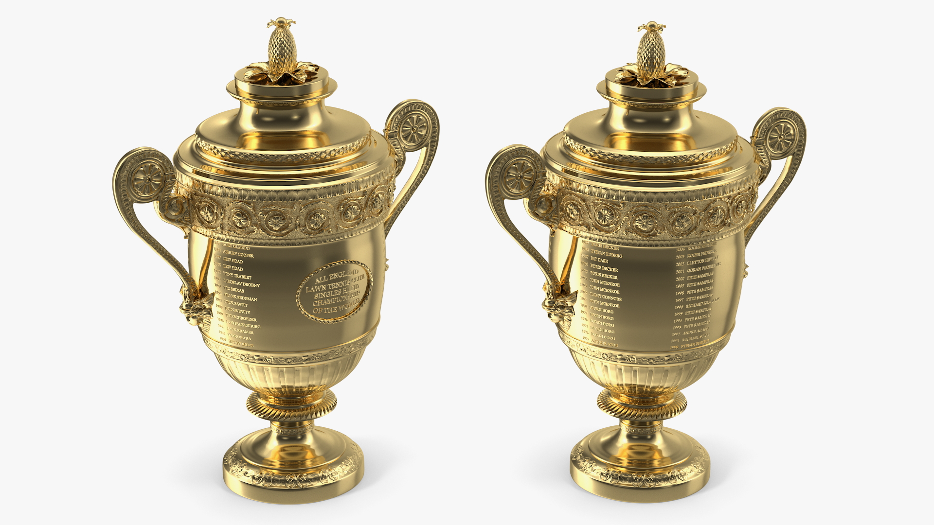 3D Wimbledon Cups Men model