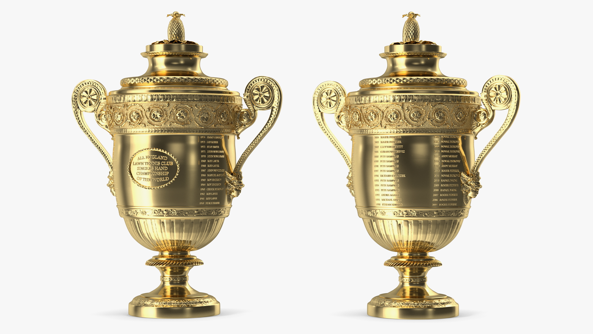 3D Wimbledon Cups Men model