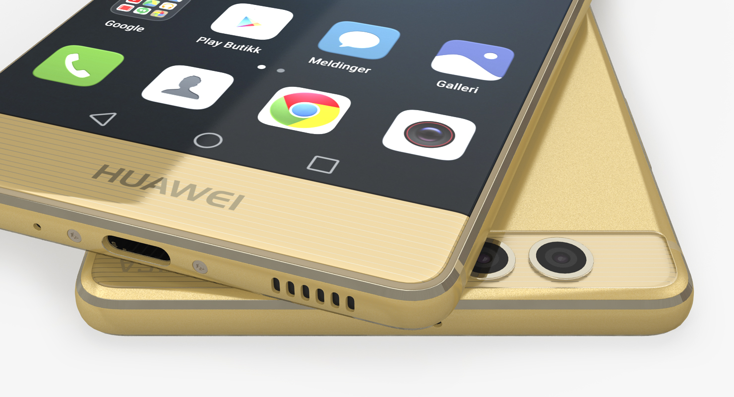 Huawei P9 Rose Gold 3D model