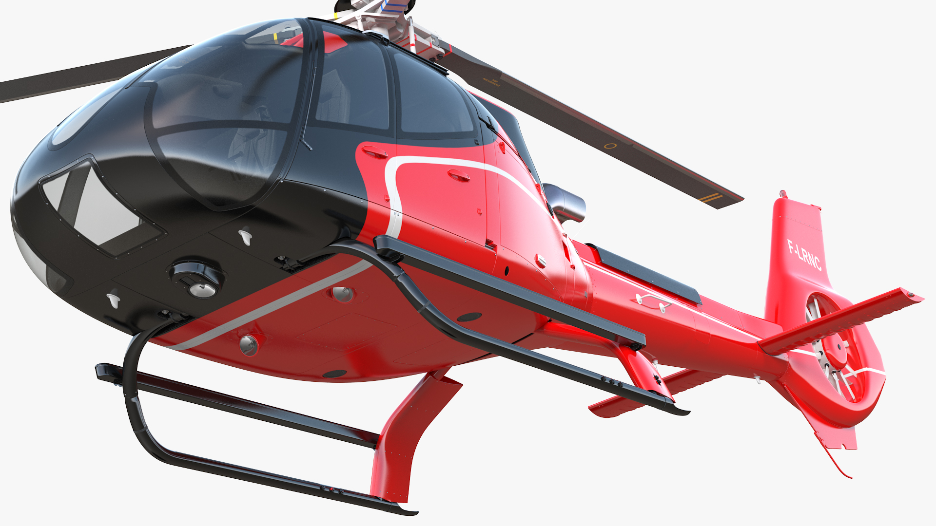 3D Civil Helicopter Airbus H130 model