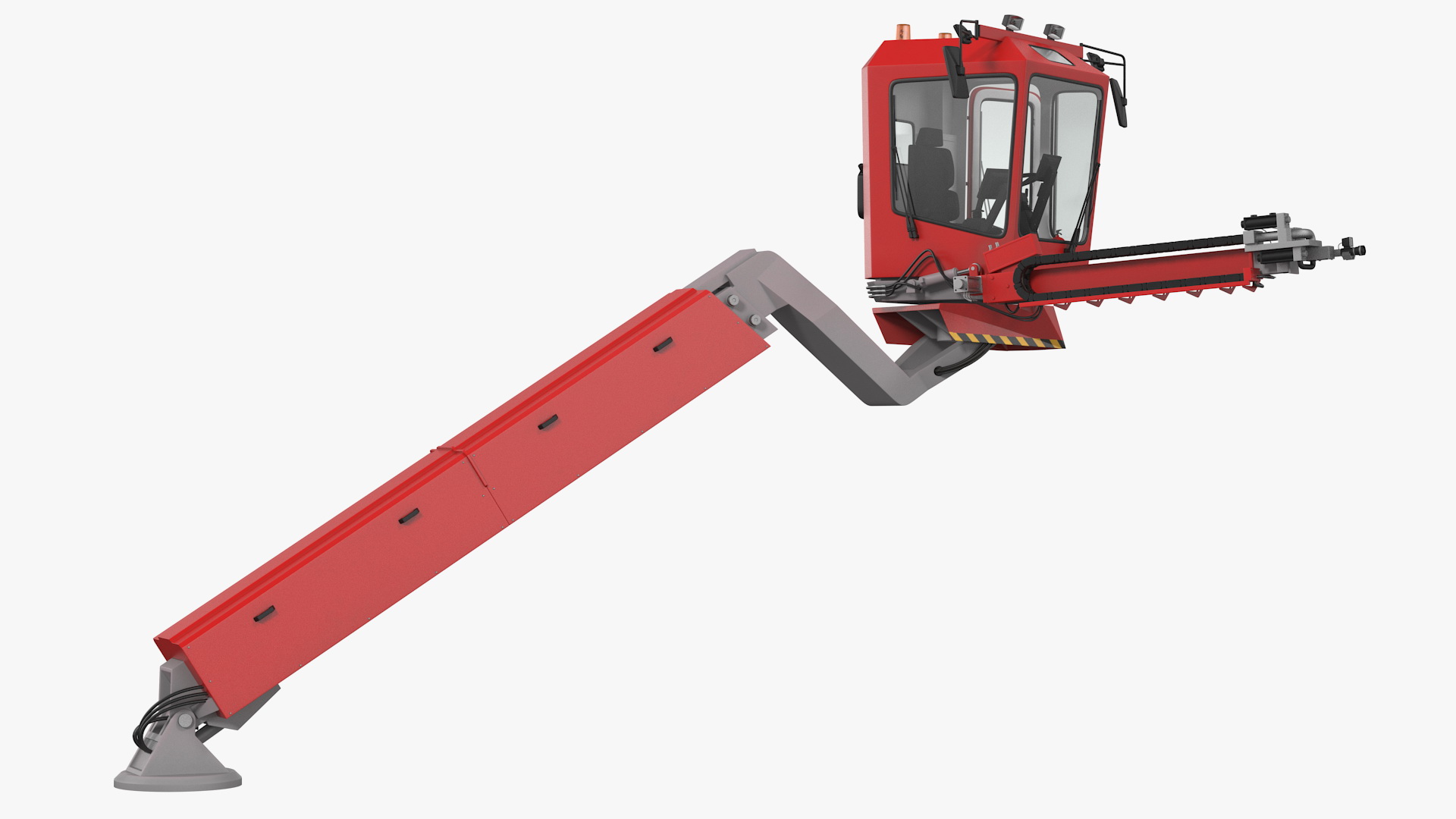 3D Telehandler Deicer Generic Rigged model