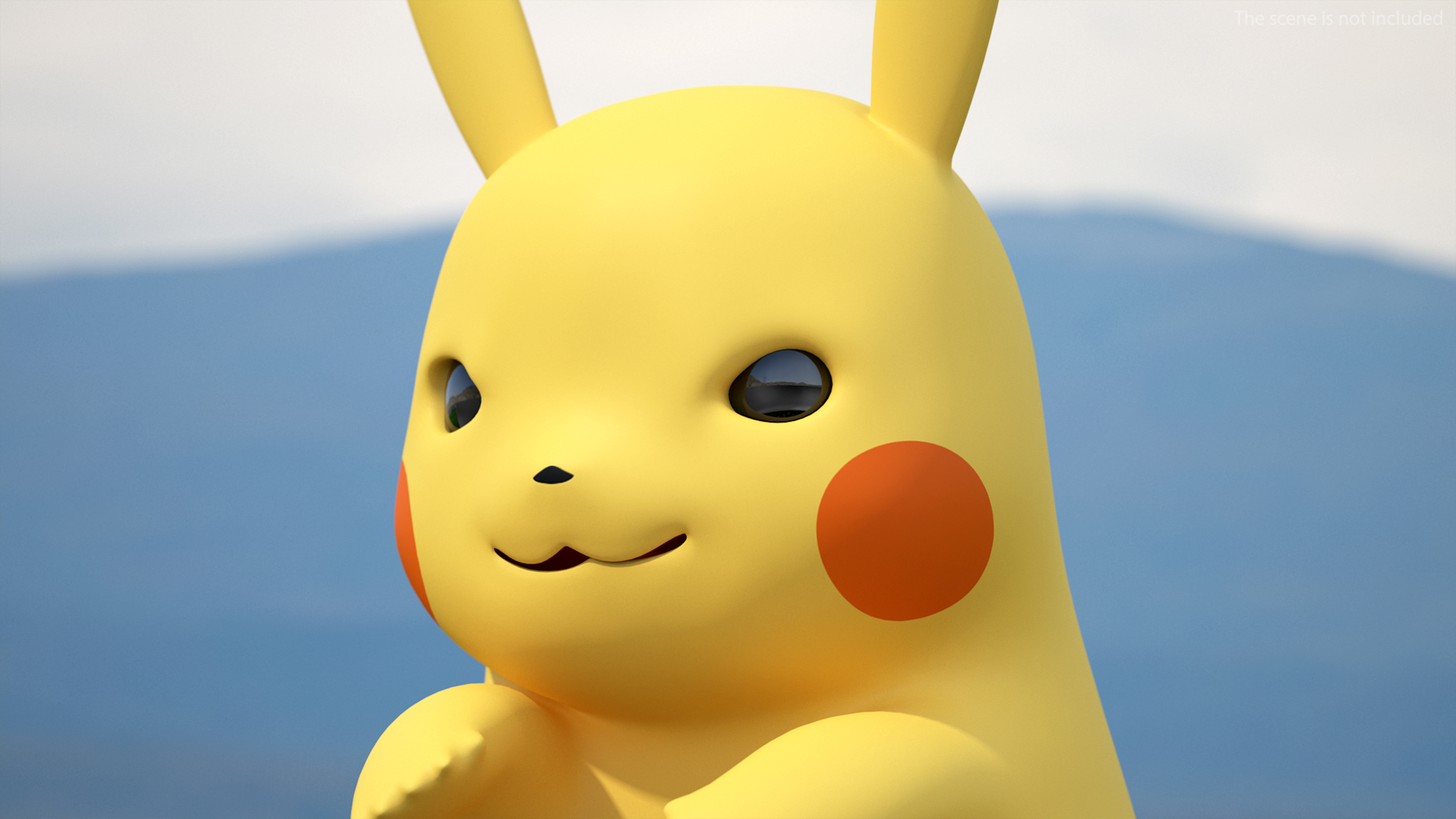 Anime Character Pikachu Angry 3D model