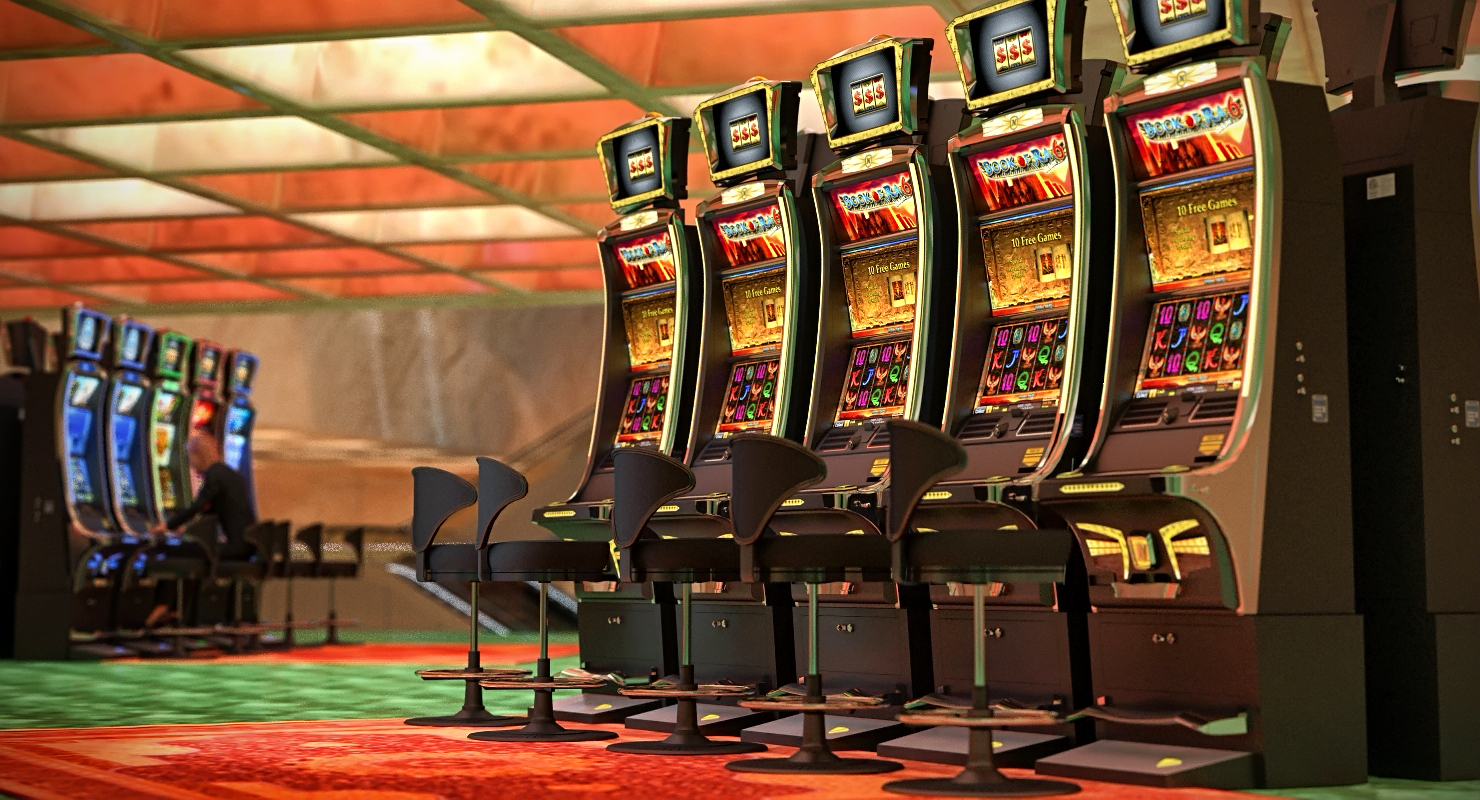 Casino Slot Machine Gold 3D model