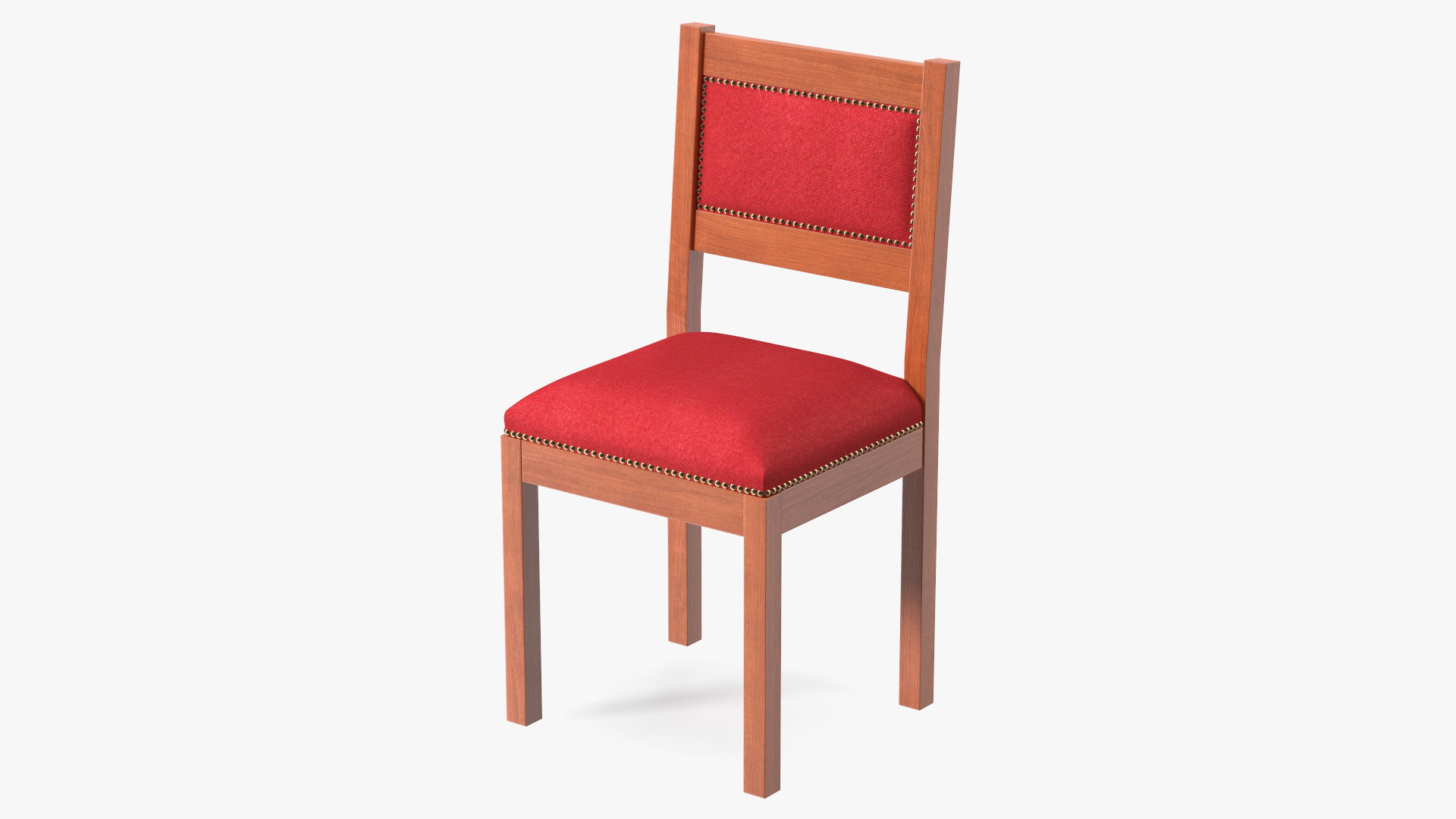 Church Wooden Chair 3D model