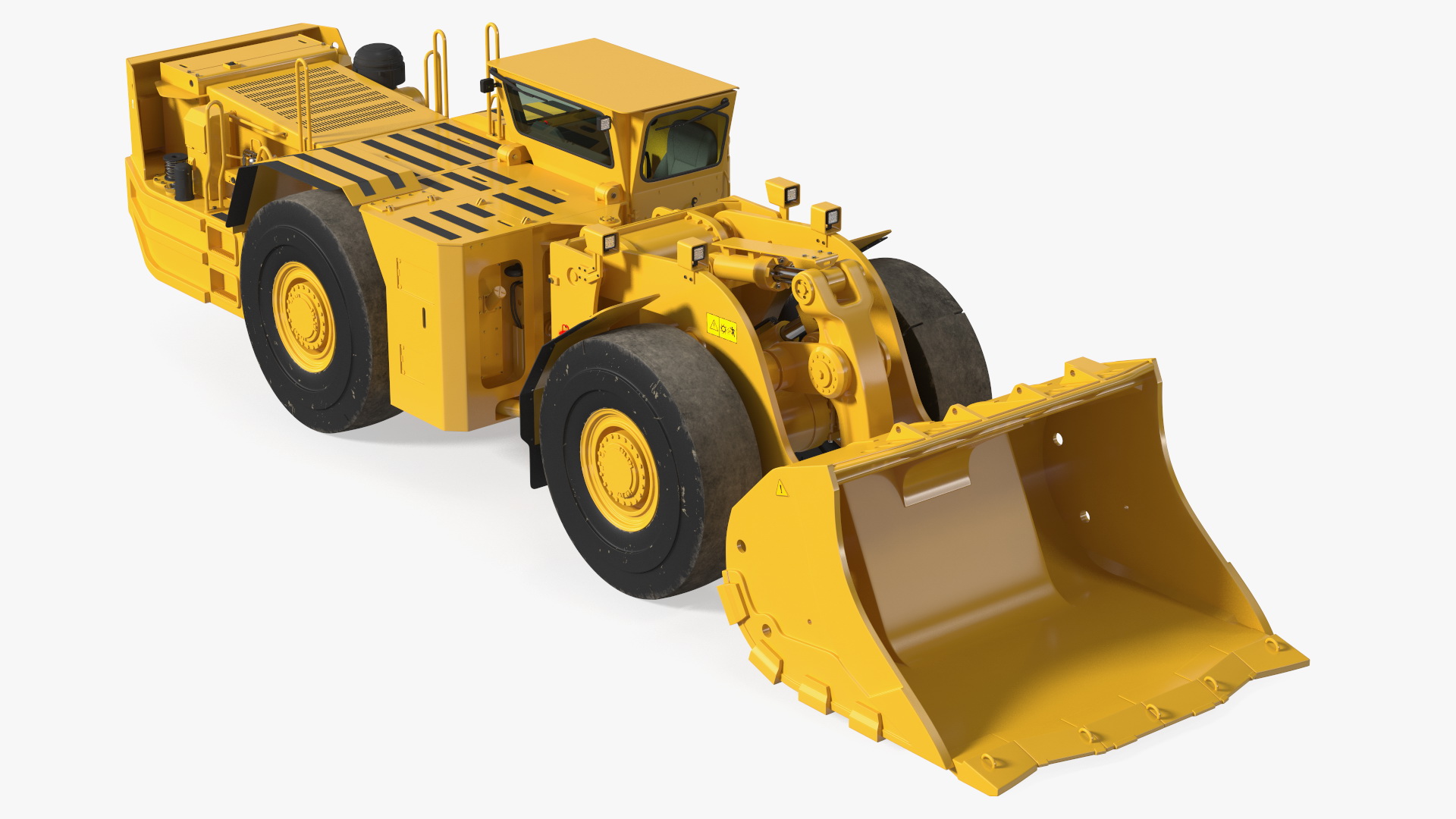 Mining Loader Cat R1600H 3D model