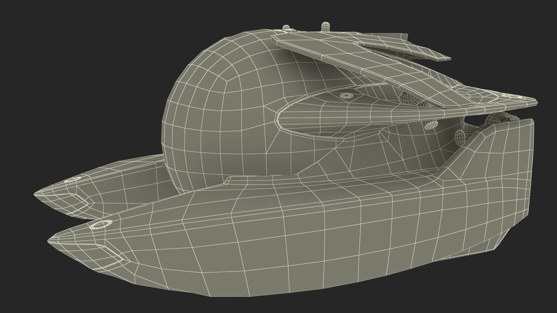 3D model Luxurious Personal Submarine Rigged