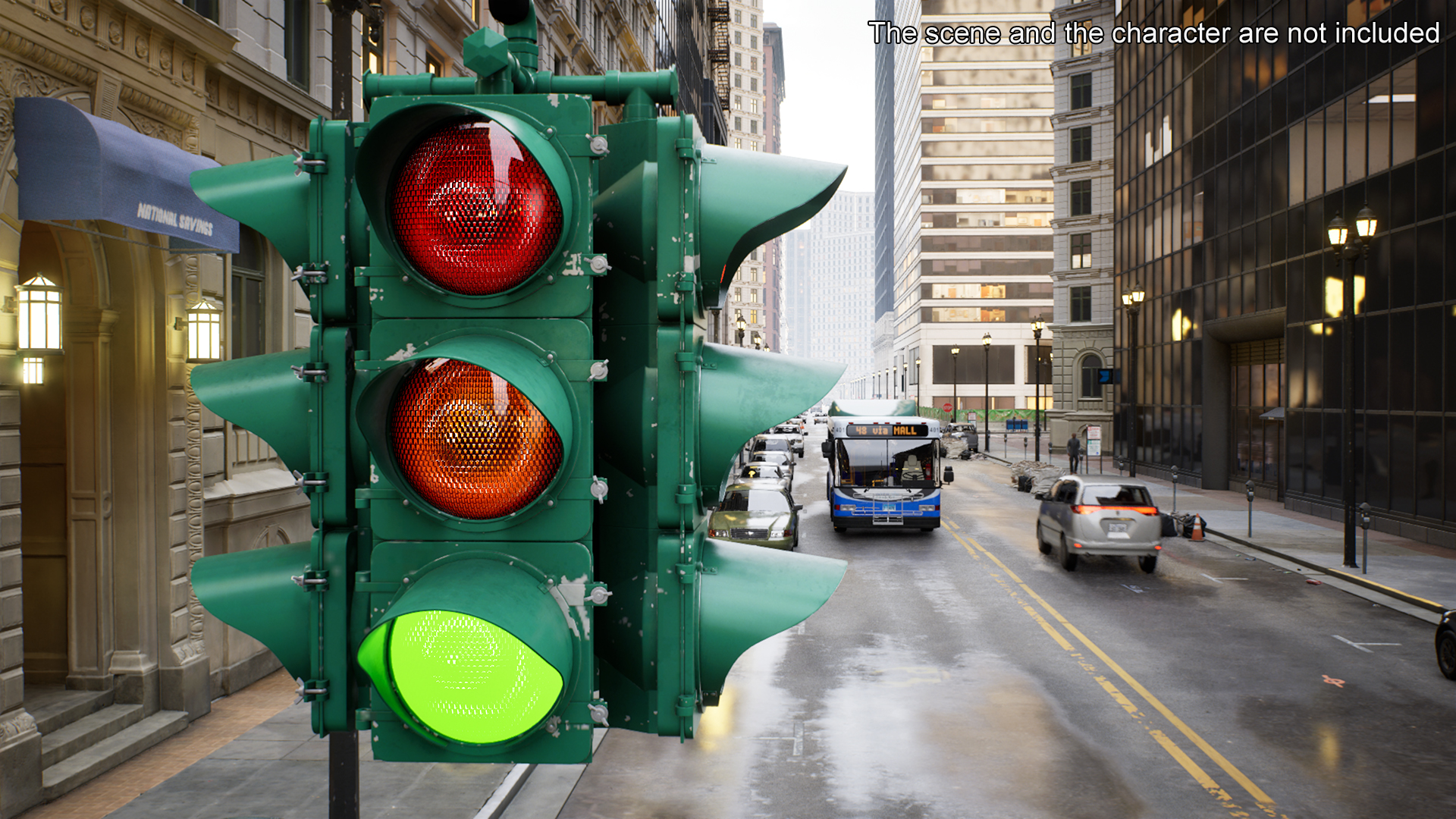 3D Traffic Light model