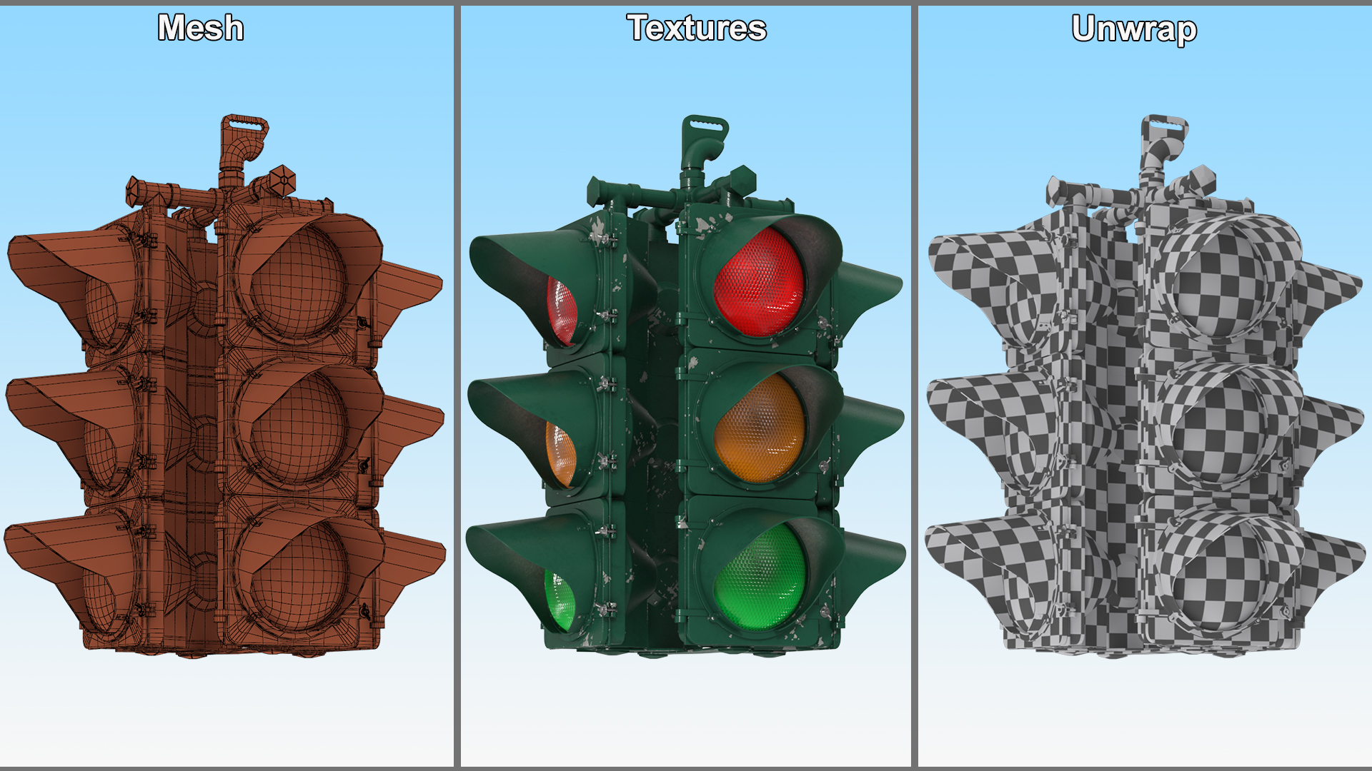 3D Traffic Light model