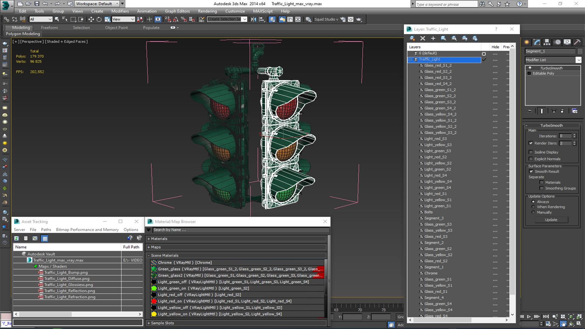 3D Traffic Light model