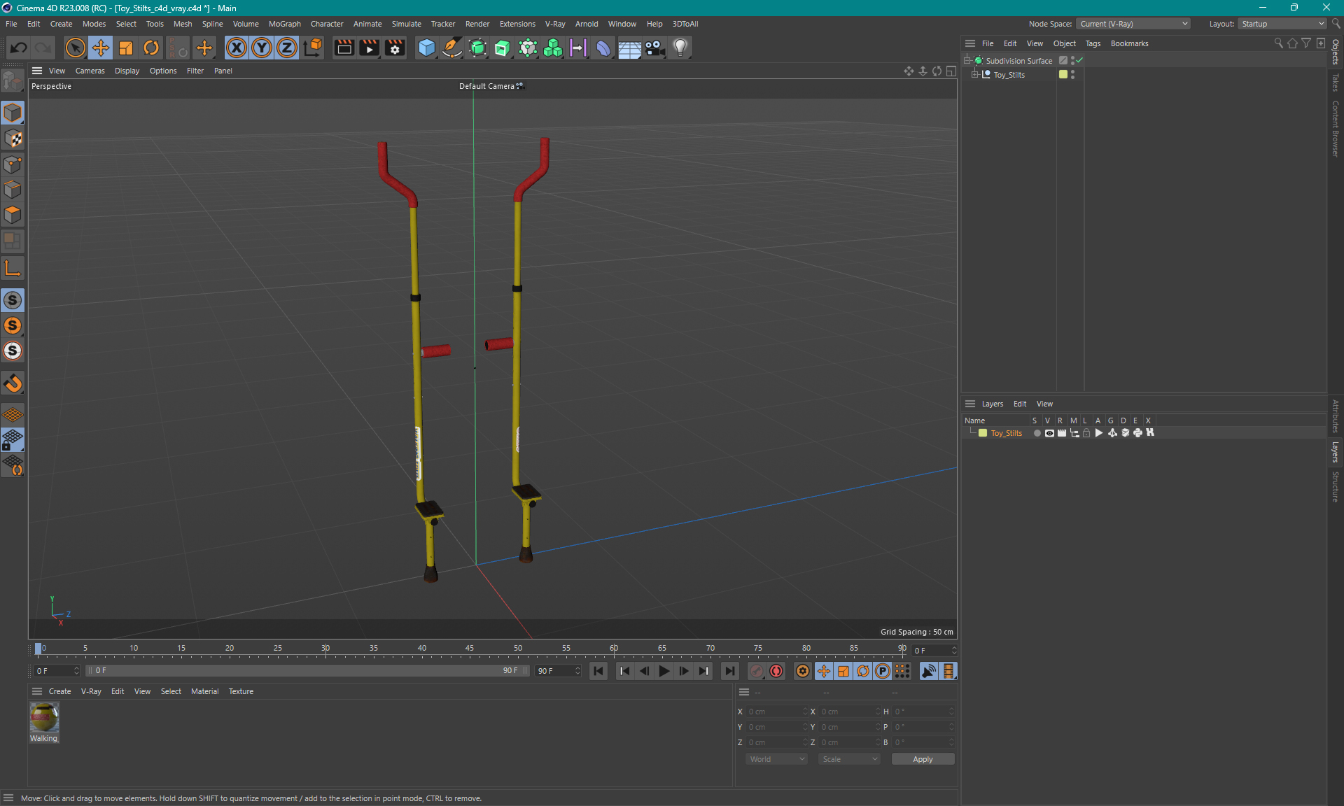 3D model Toy Stilts