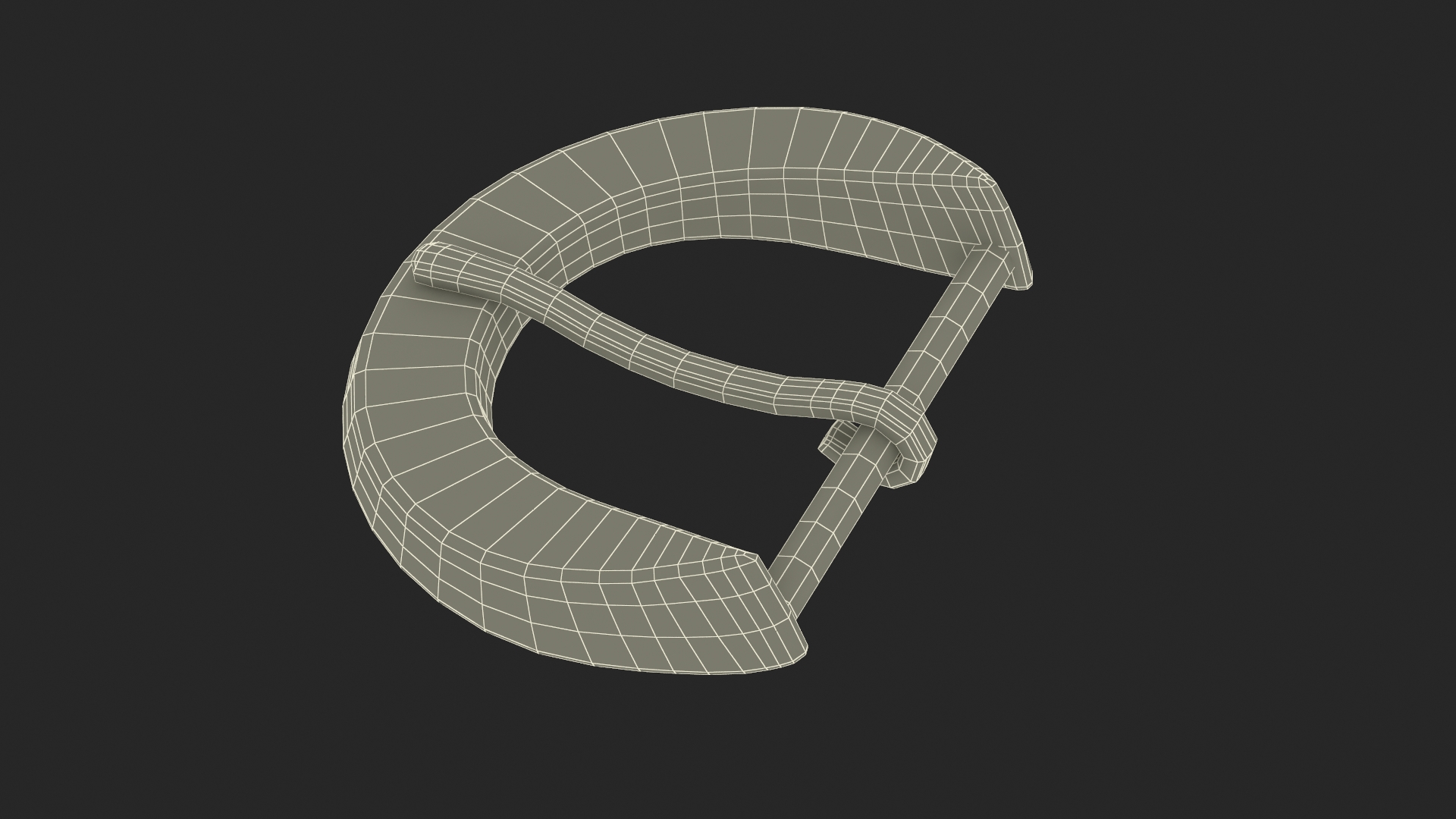 3D Crescent Belt model