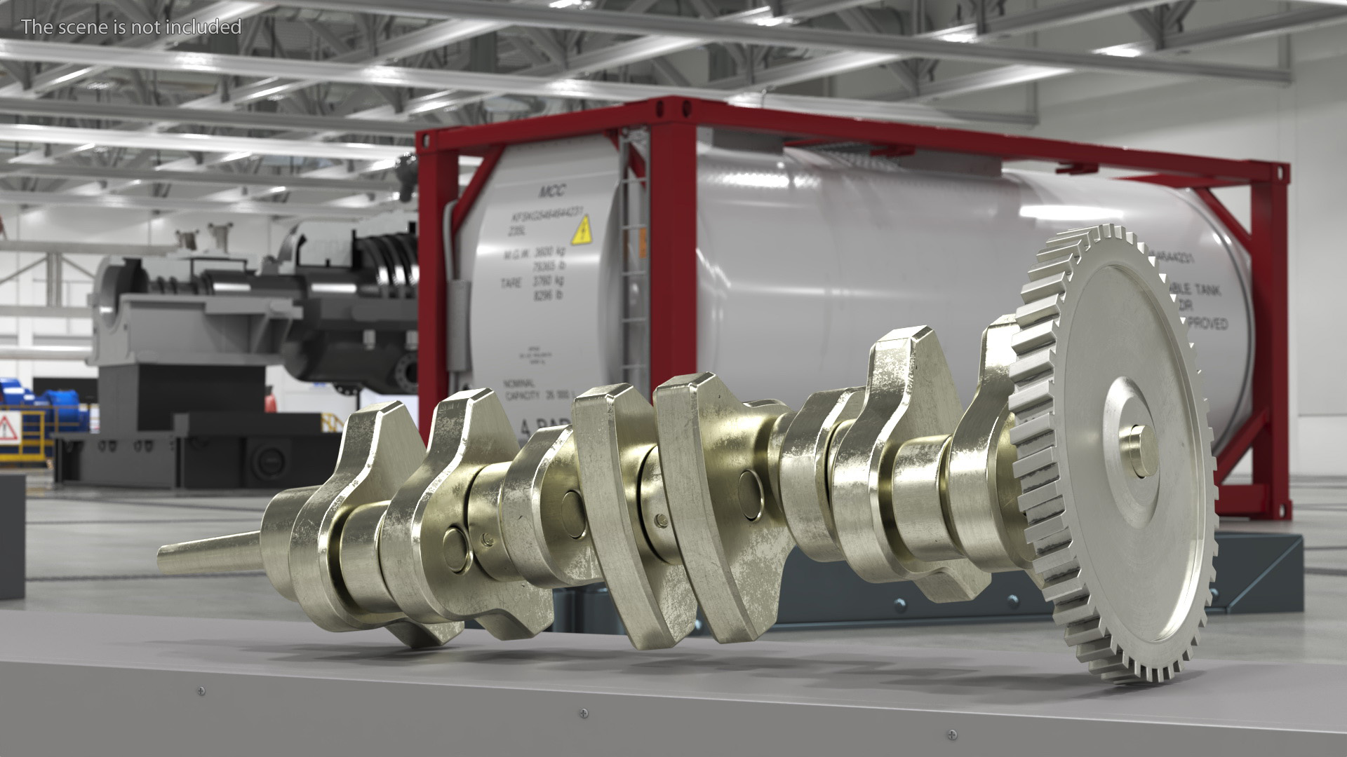 Engine Crankshaft 3D