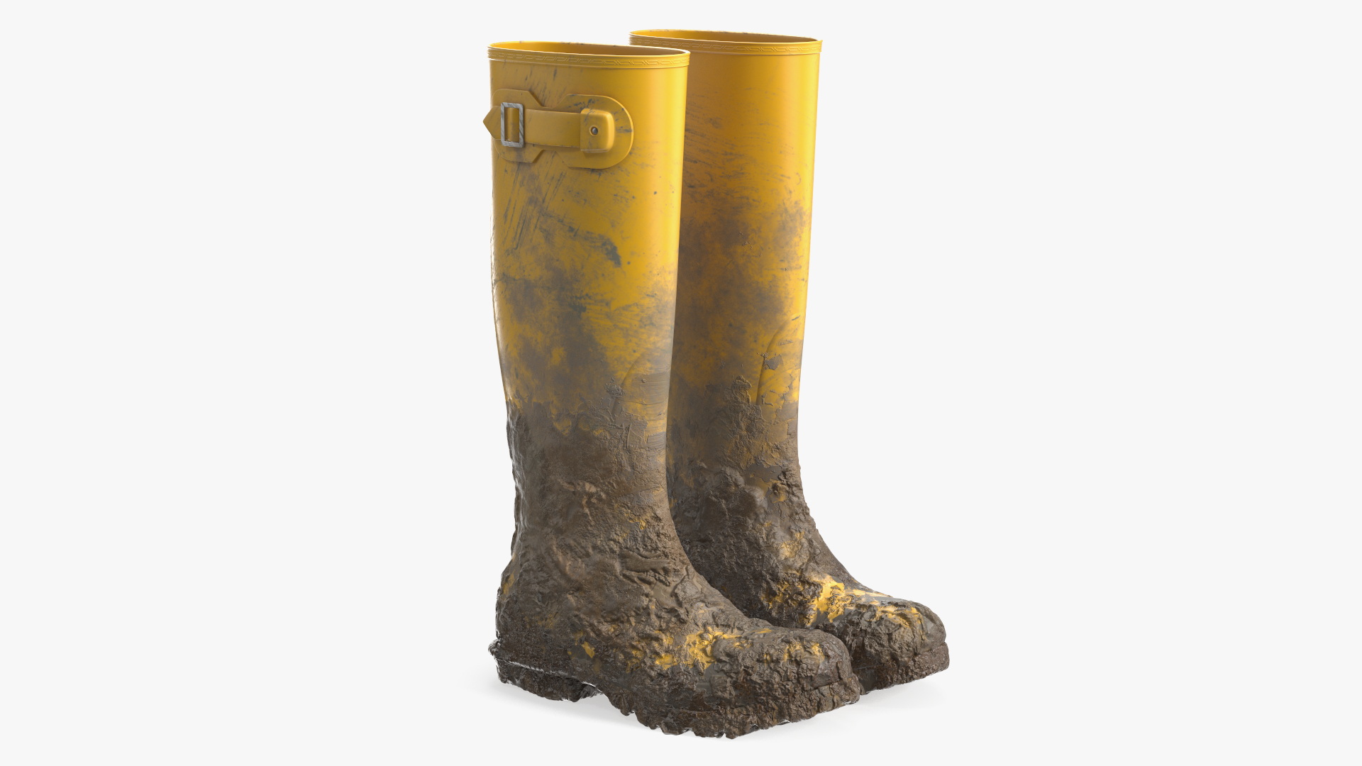 3D model Dirt on Rubber Boots