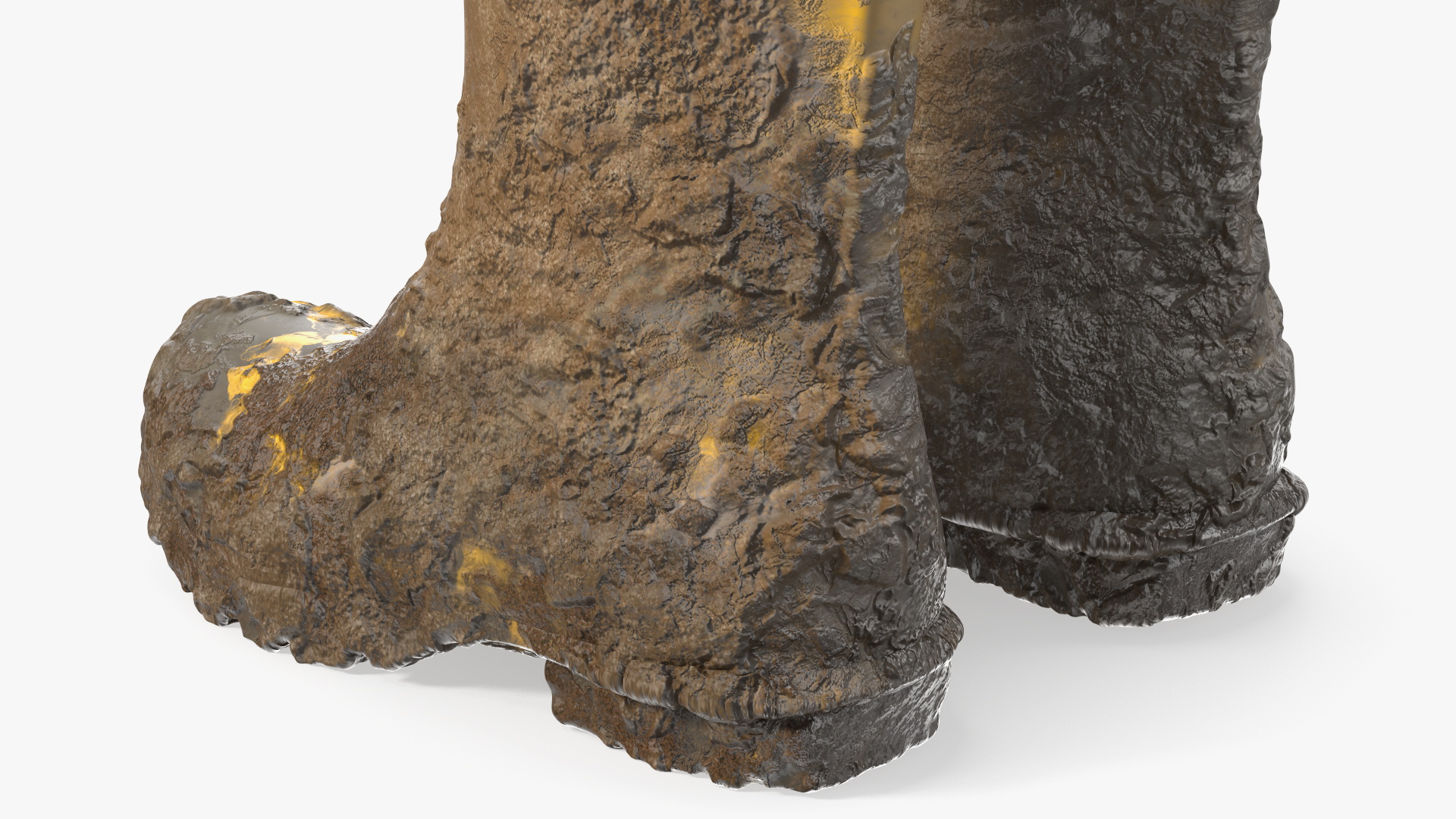 3D model Dirt on Rubber Boots