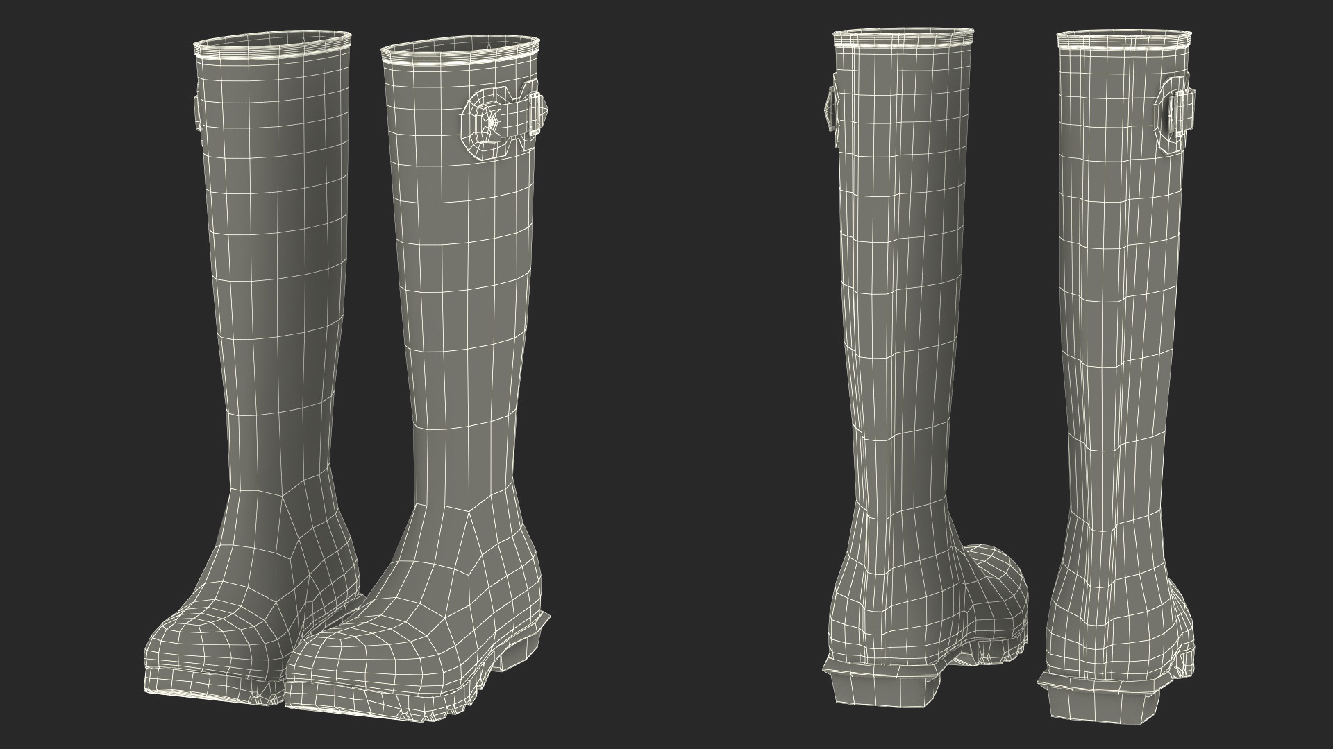 3D model Dirt on Rubber Boots