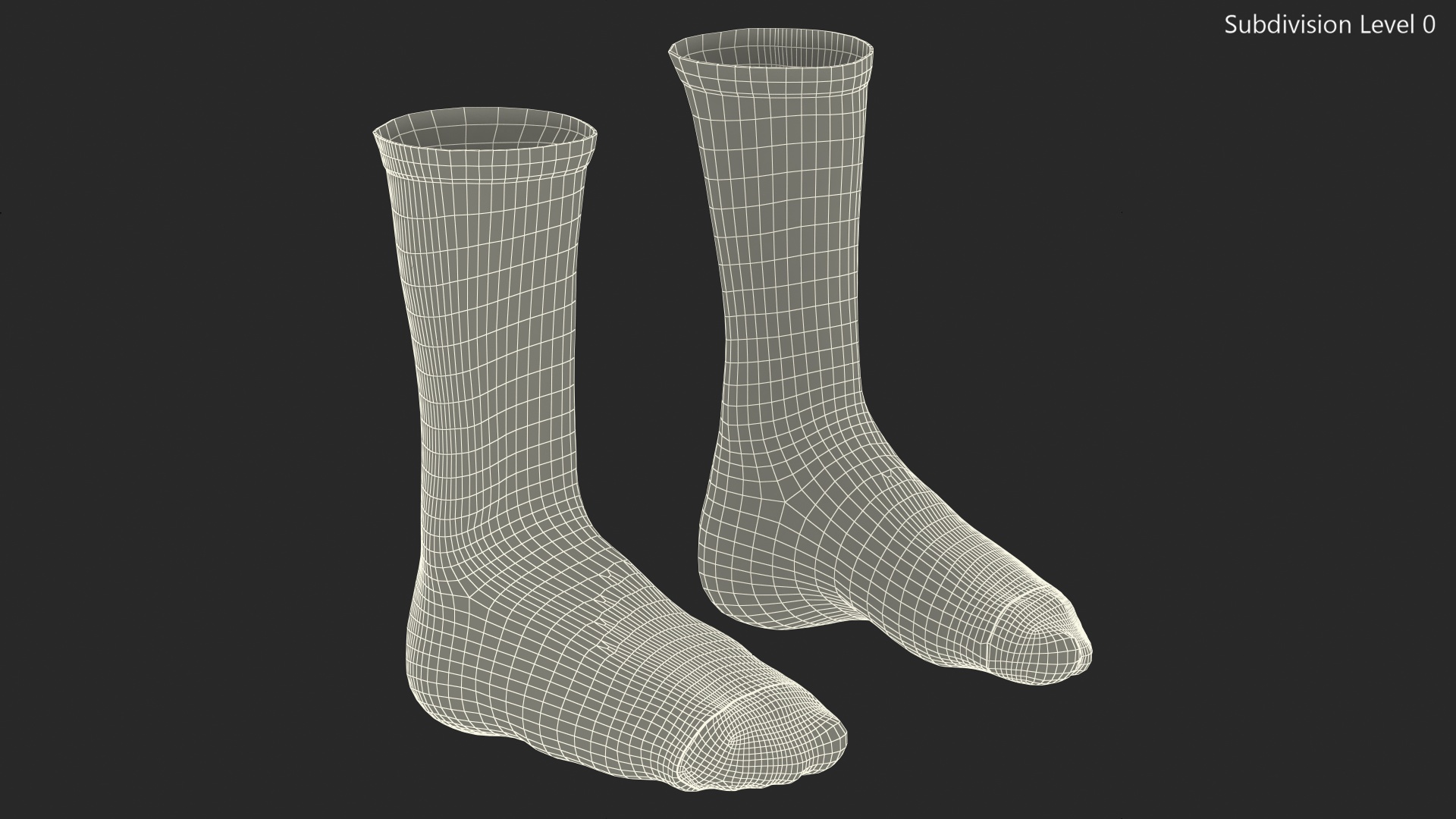 3D Long Socks Nike Blue on The Foot Standing