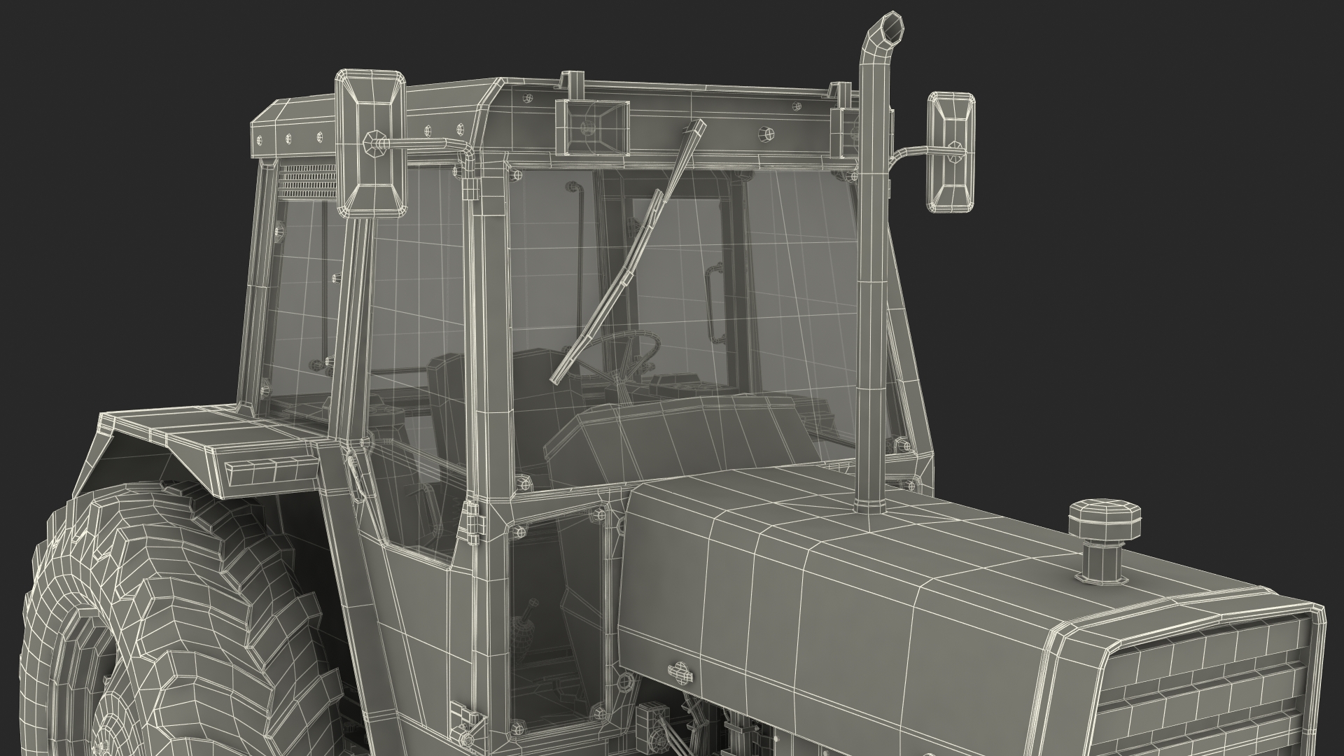 Massey Ferguson 698 Tractor 3D