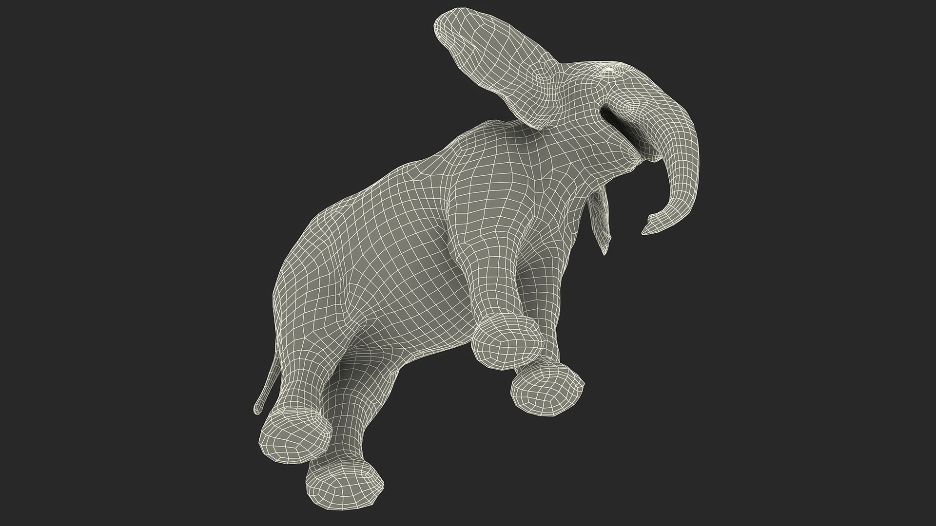 Baby Elephant Fur 3D