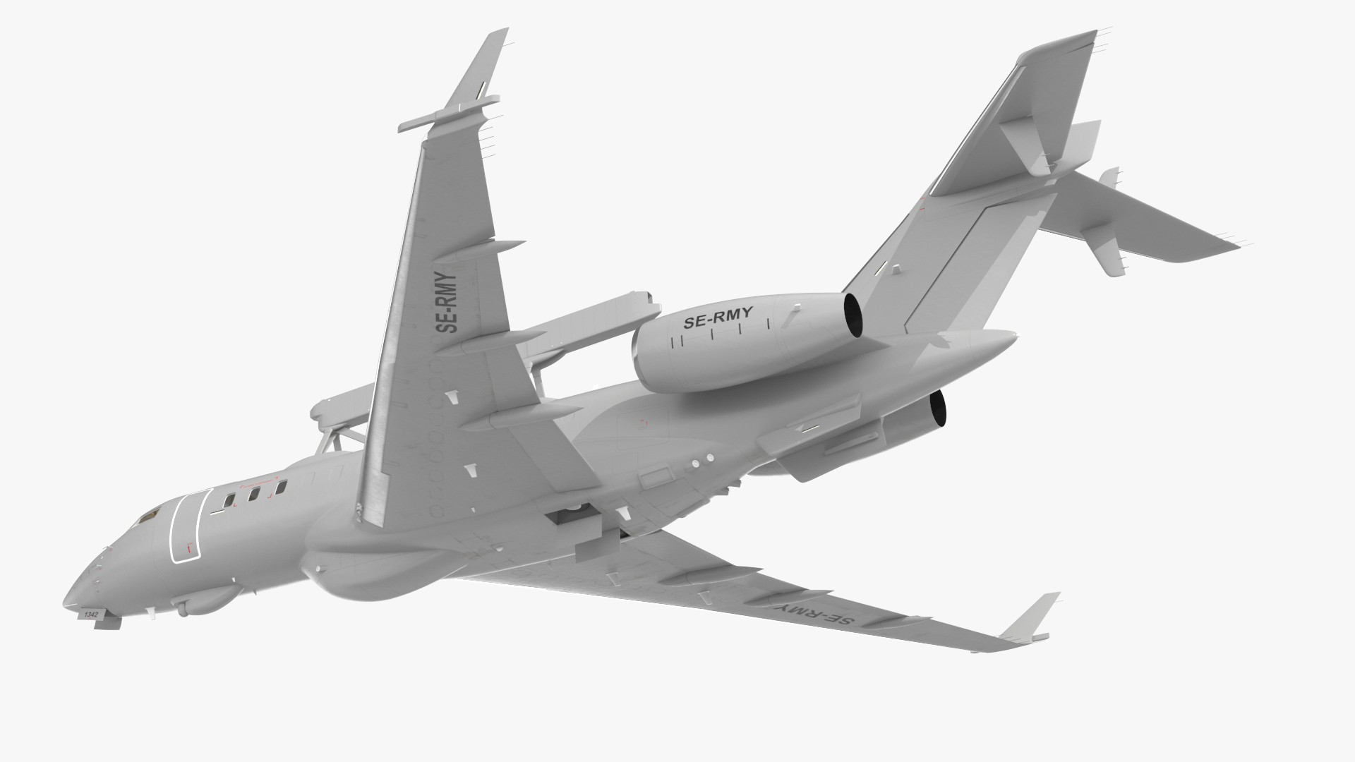 3D Airborne Early Warning and Control SE-RMY Rigged model