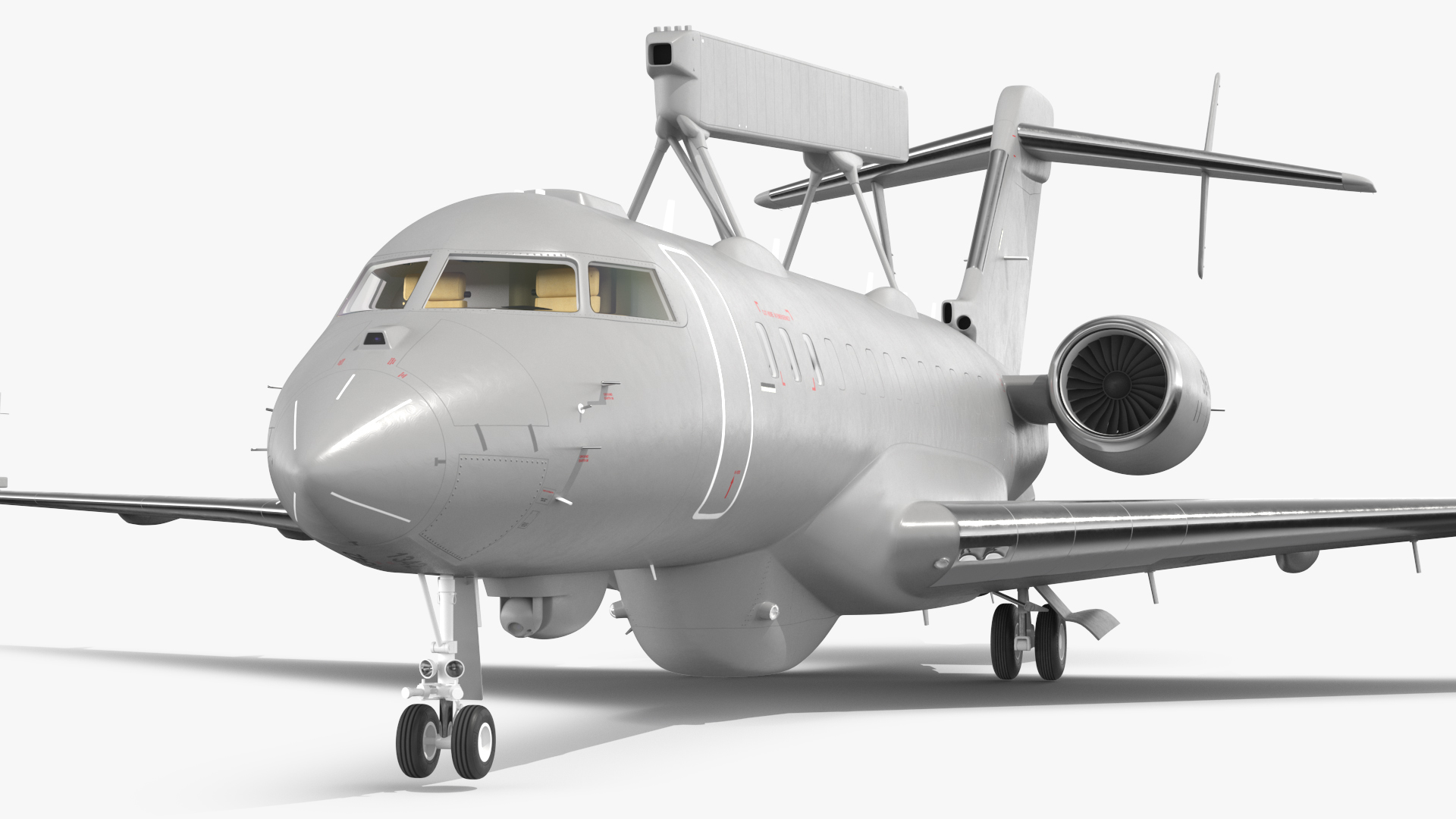 3D Airborne Early Warning and Control SE-RMY Rigged model