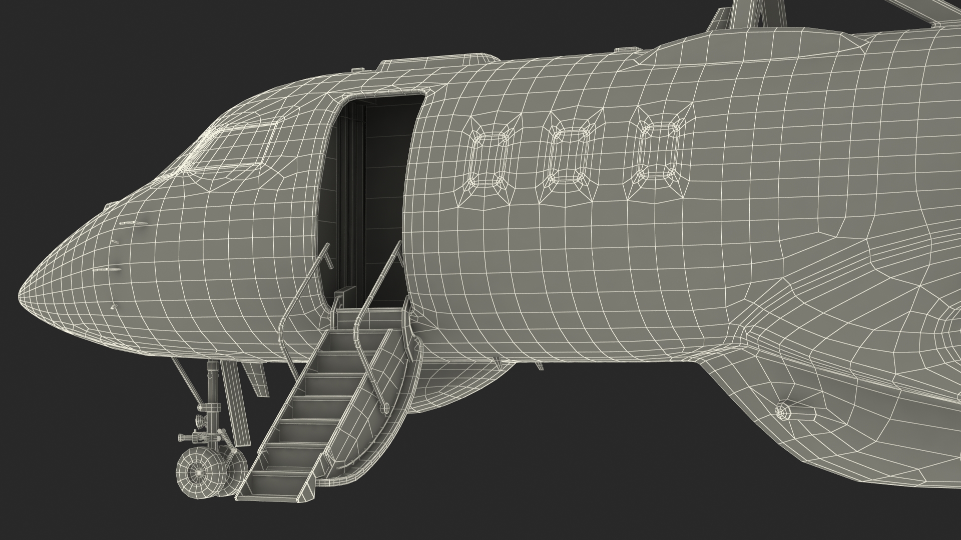 3D Airborne Early Warning and Control SE-RMY Rigged model