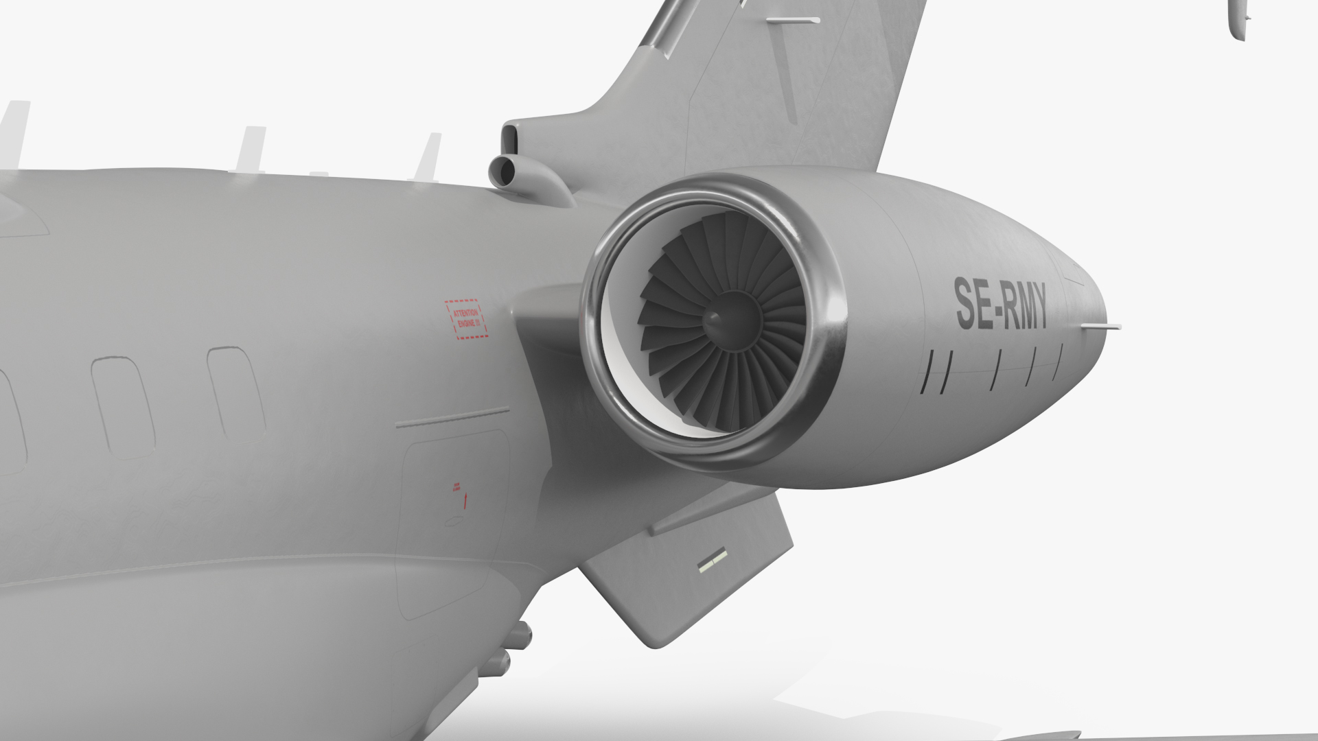 3D Airborne Early Warning and Control SE-RMY Rigged model