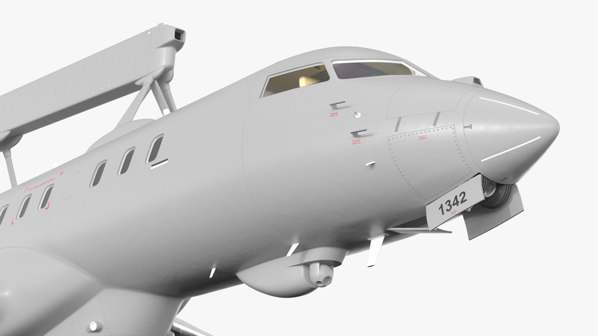 3D Airborne Early Warning and Control SE-RMY Rigged model