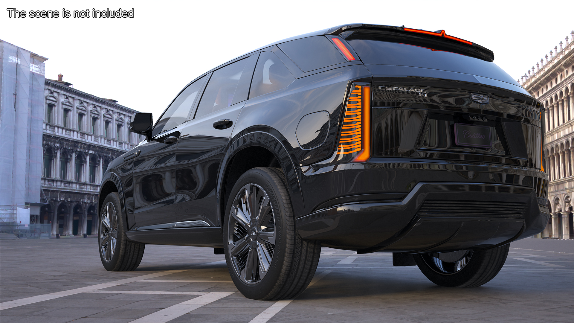 3D Cadillac Escalade IQ 2025 Black Raven Simple Interior model