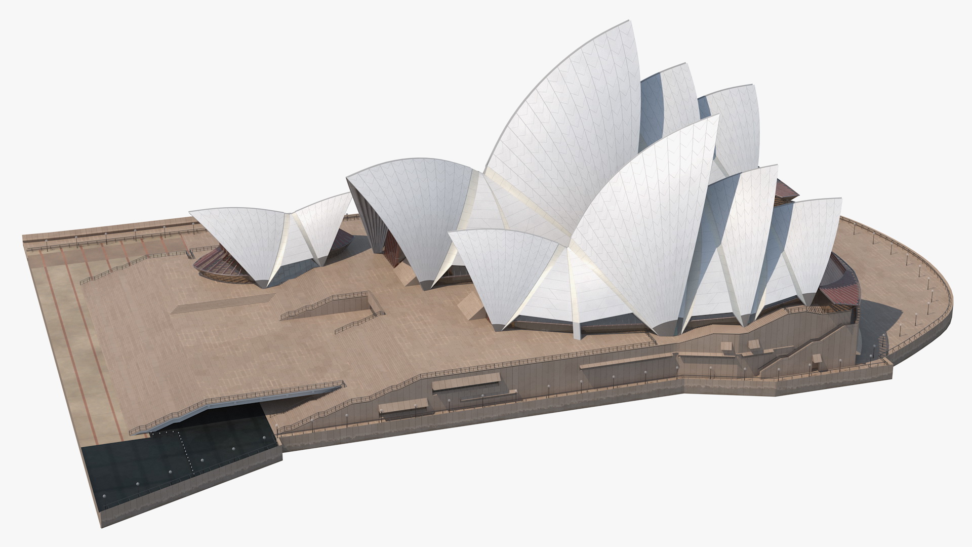 3D Sydney Opera House Performing Arts Centre