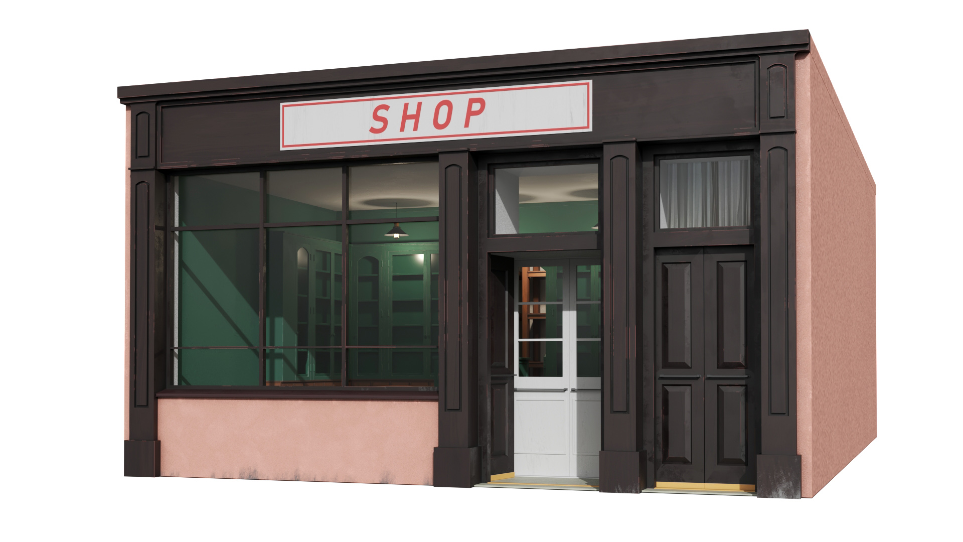 3D Classical Retail Shop