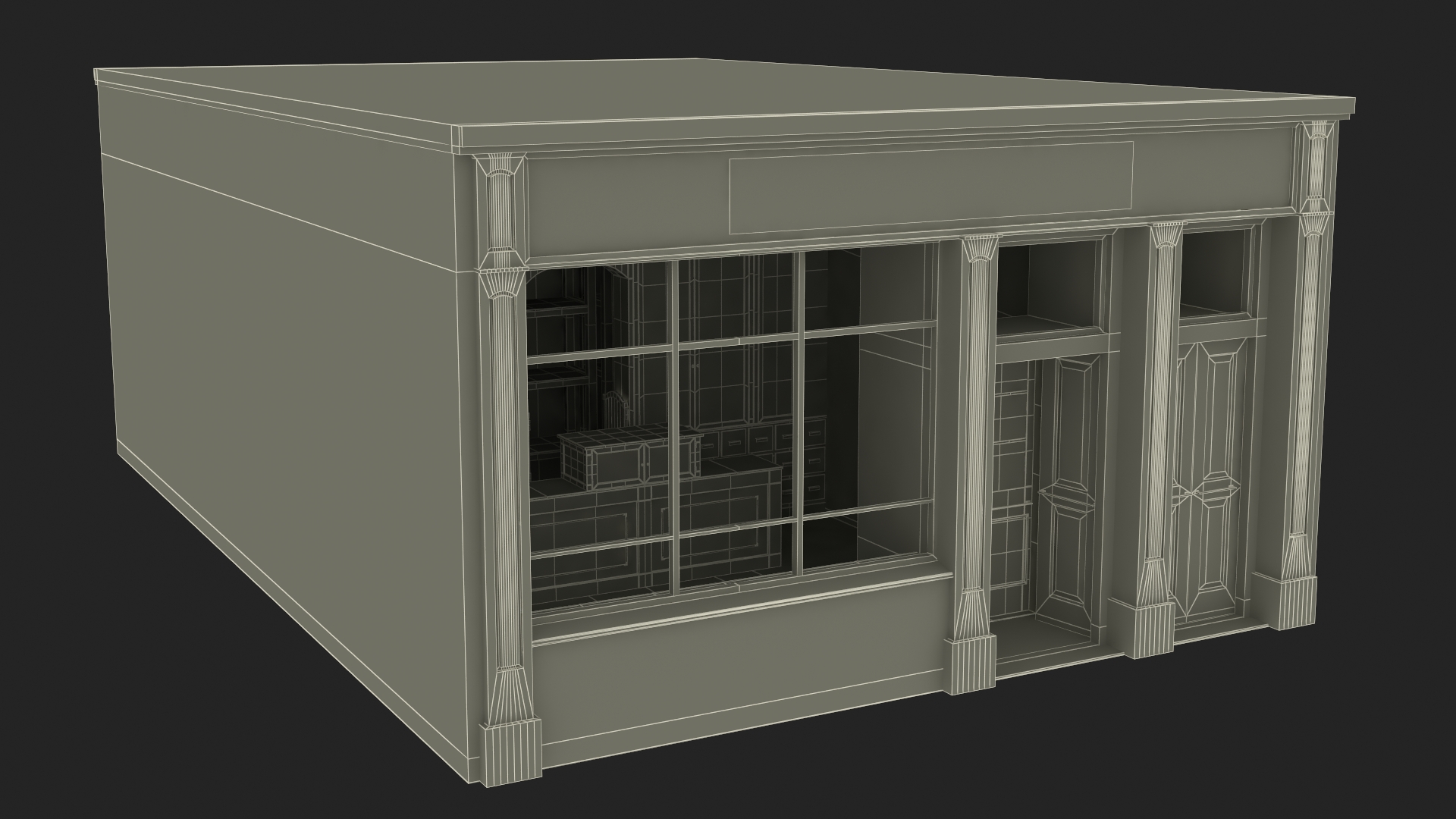 3D Classical Retail Shop