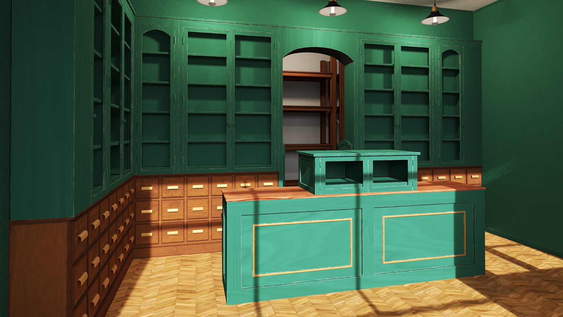 3D Classical Retail Shop