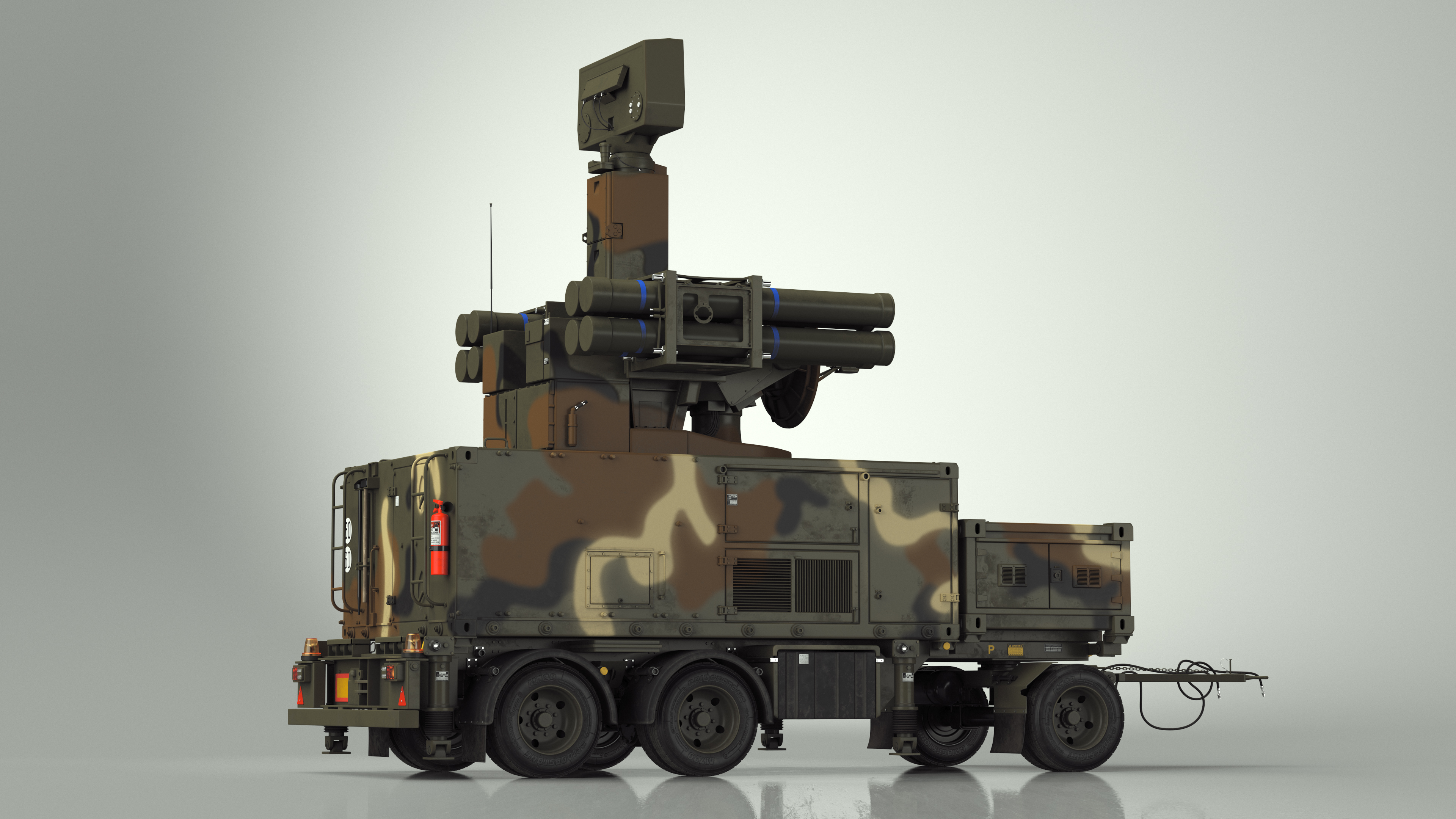 Missile Launch System Crotale NG 3D