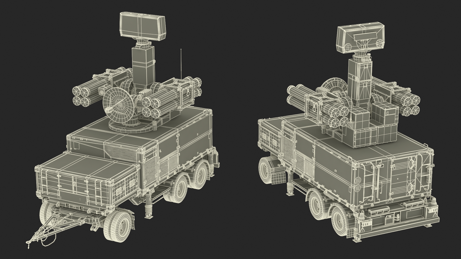 Missile Launch System Crotale NG 3D