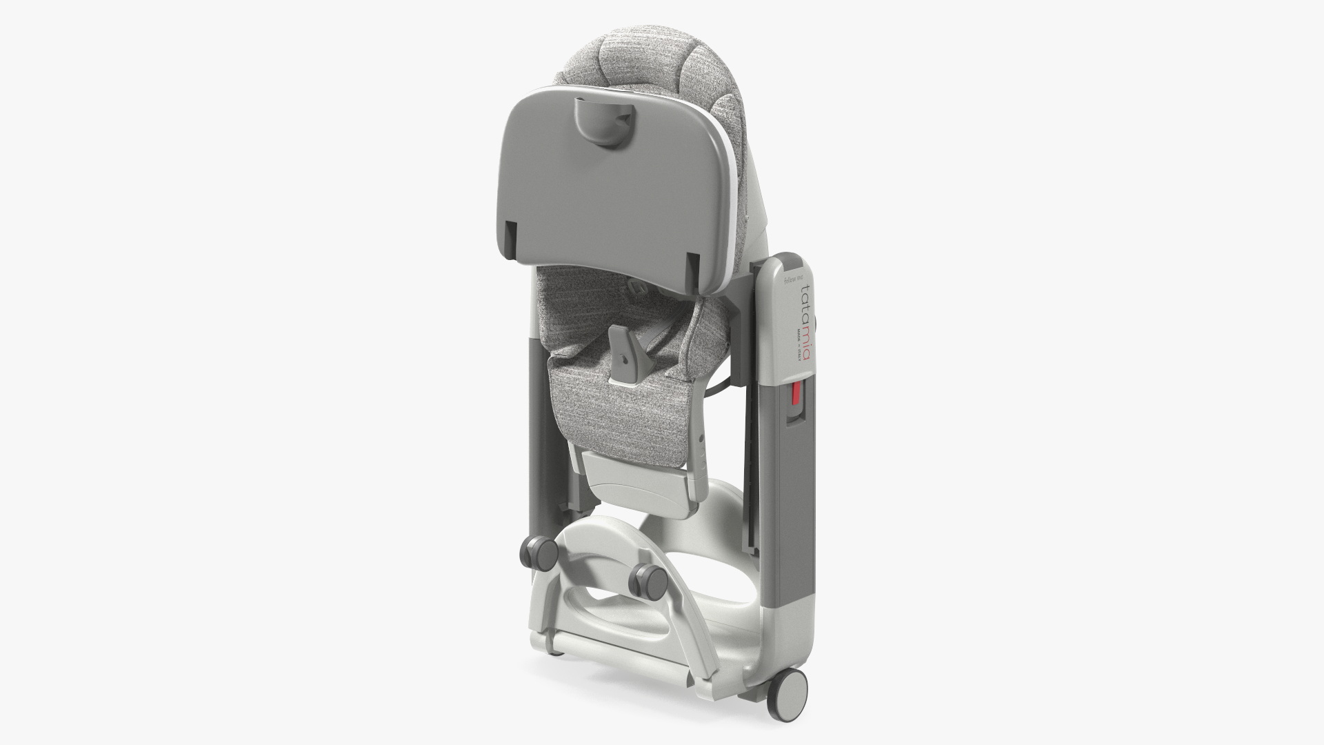 Tatamia High Chair Vertical Grey Rigged 3D model