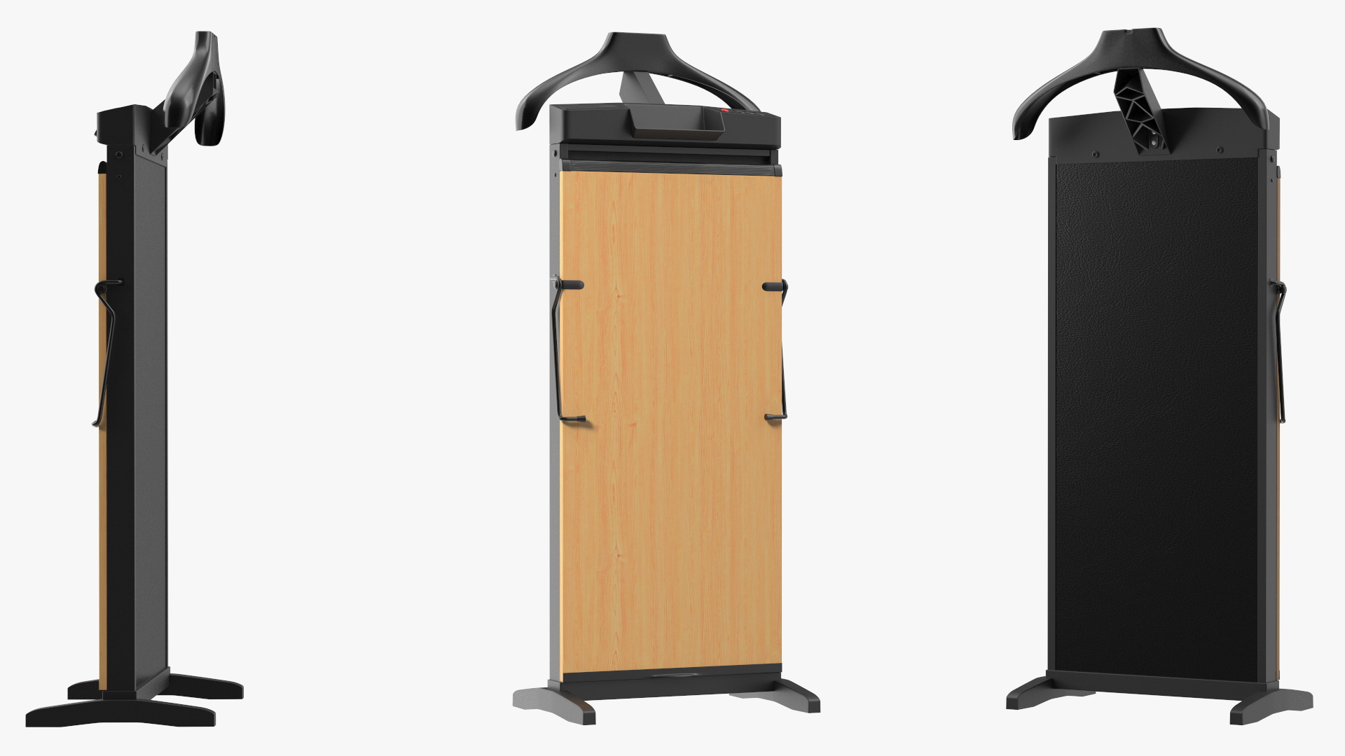 Trouser Press Light Wood Trim 3D model