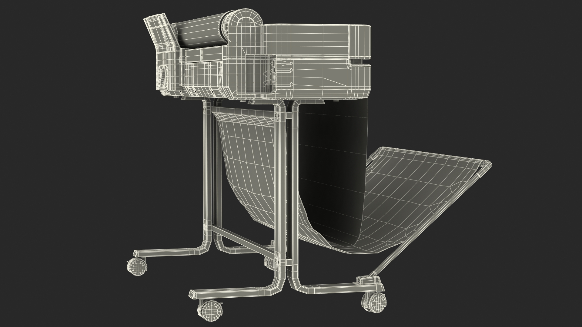 Wireless Plotter Printer Open 3D model