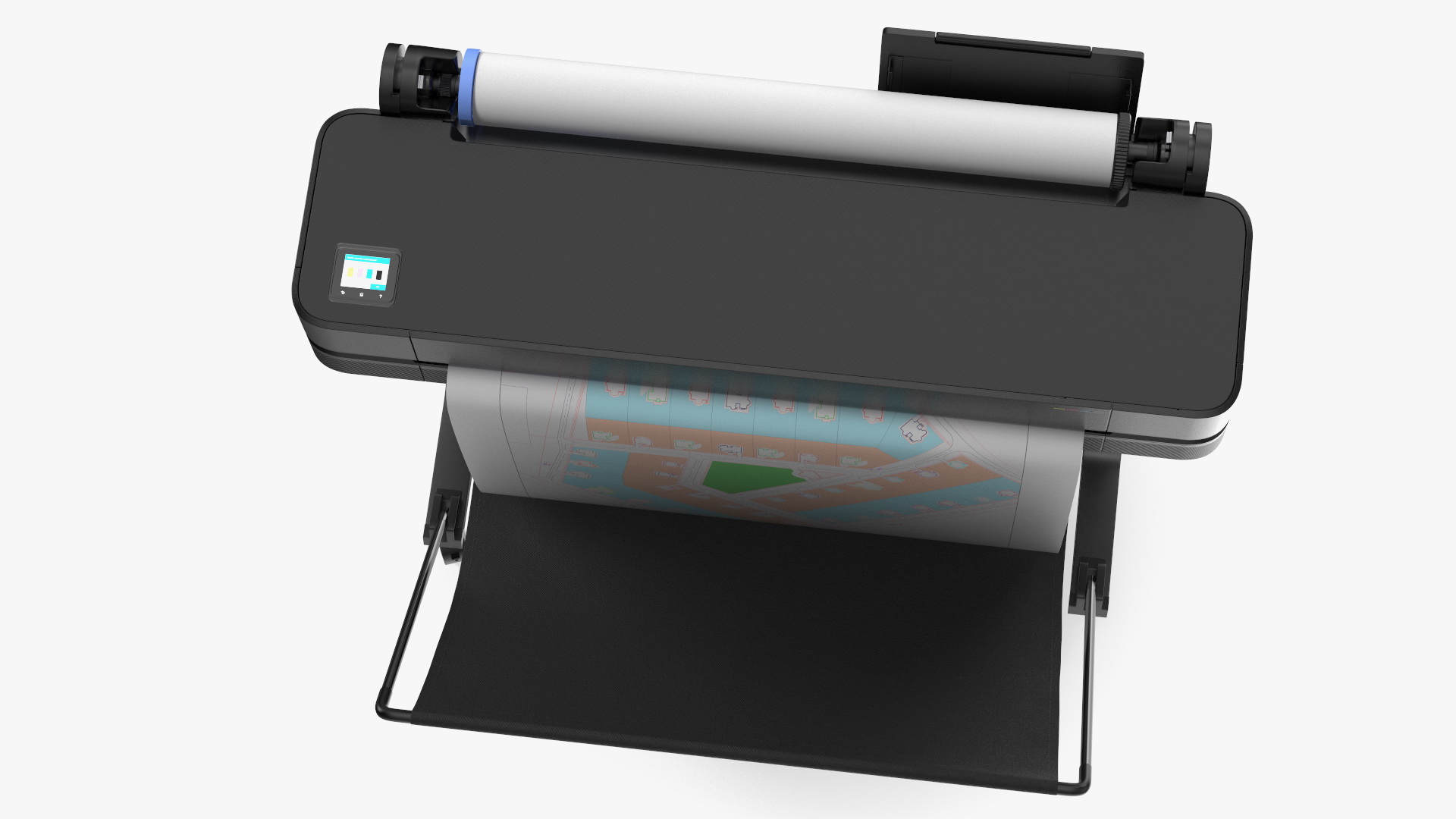 Wireless Plotter Printer Open 3D model