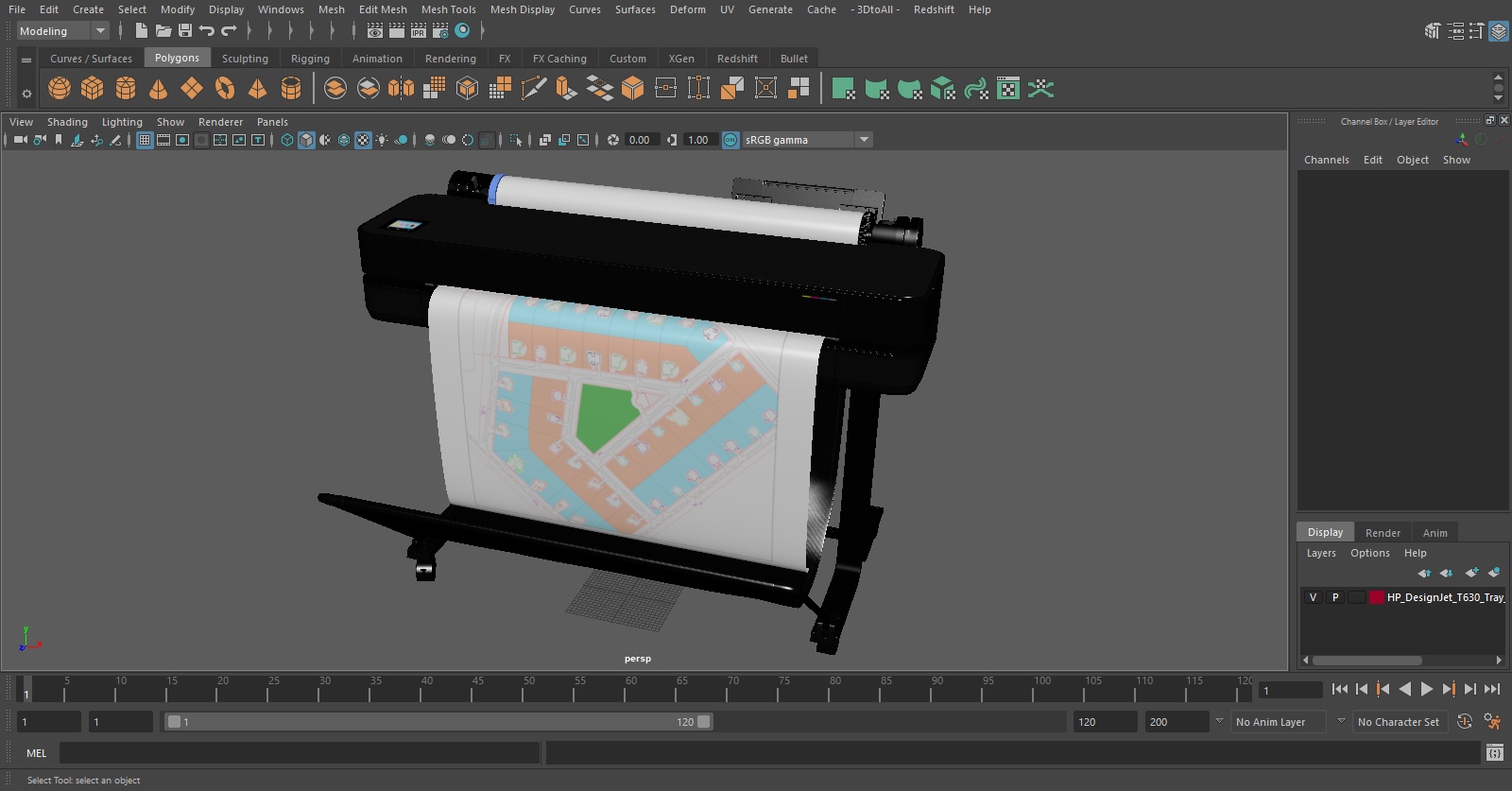 Wireless Plotter Printer Open 3D model