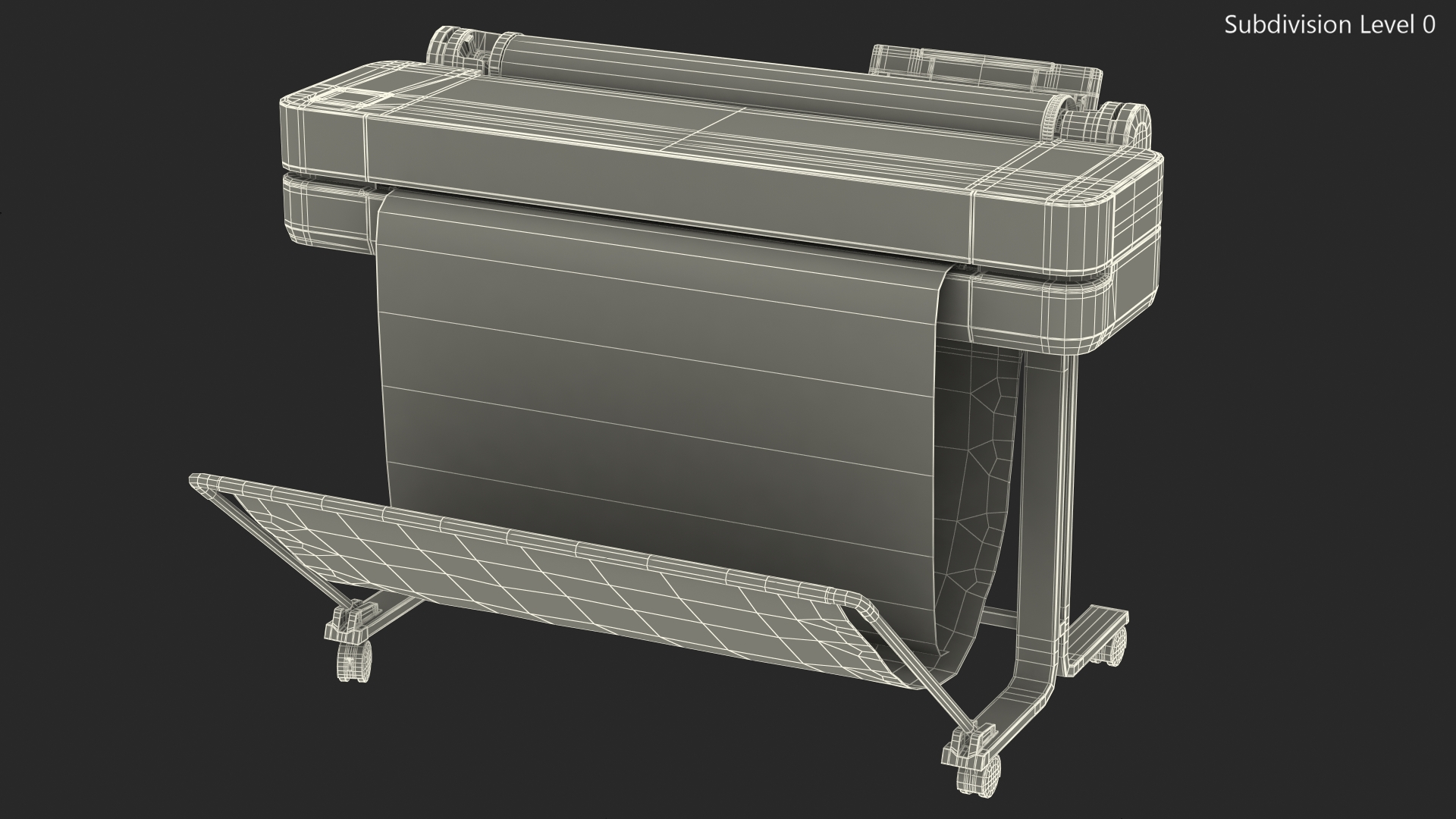 Wireless Plotter Printer Open 3D model