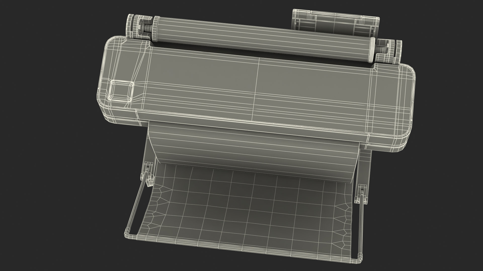 Wireless Plotter Printer Open 3D model